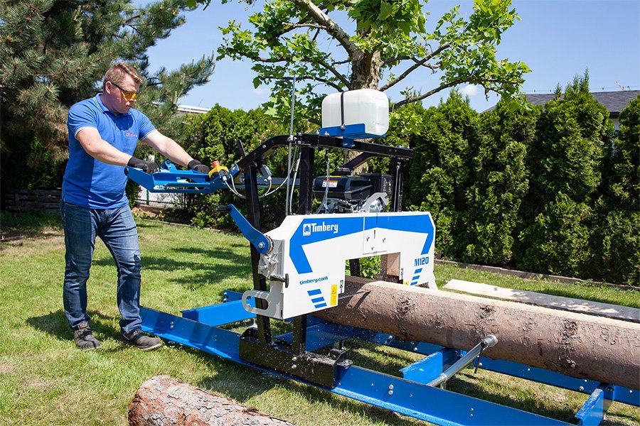Timbery Introduces M120 EntryLevel Portable Sawmill