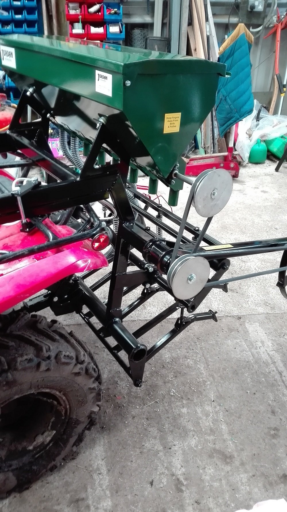 High quality ATV seed drills by Jordan Engineering