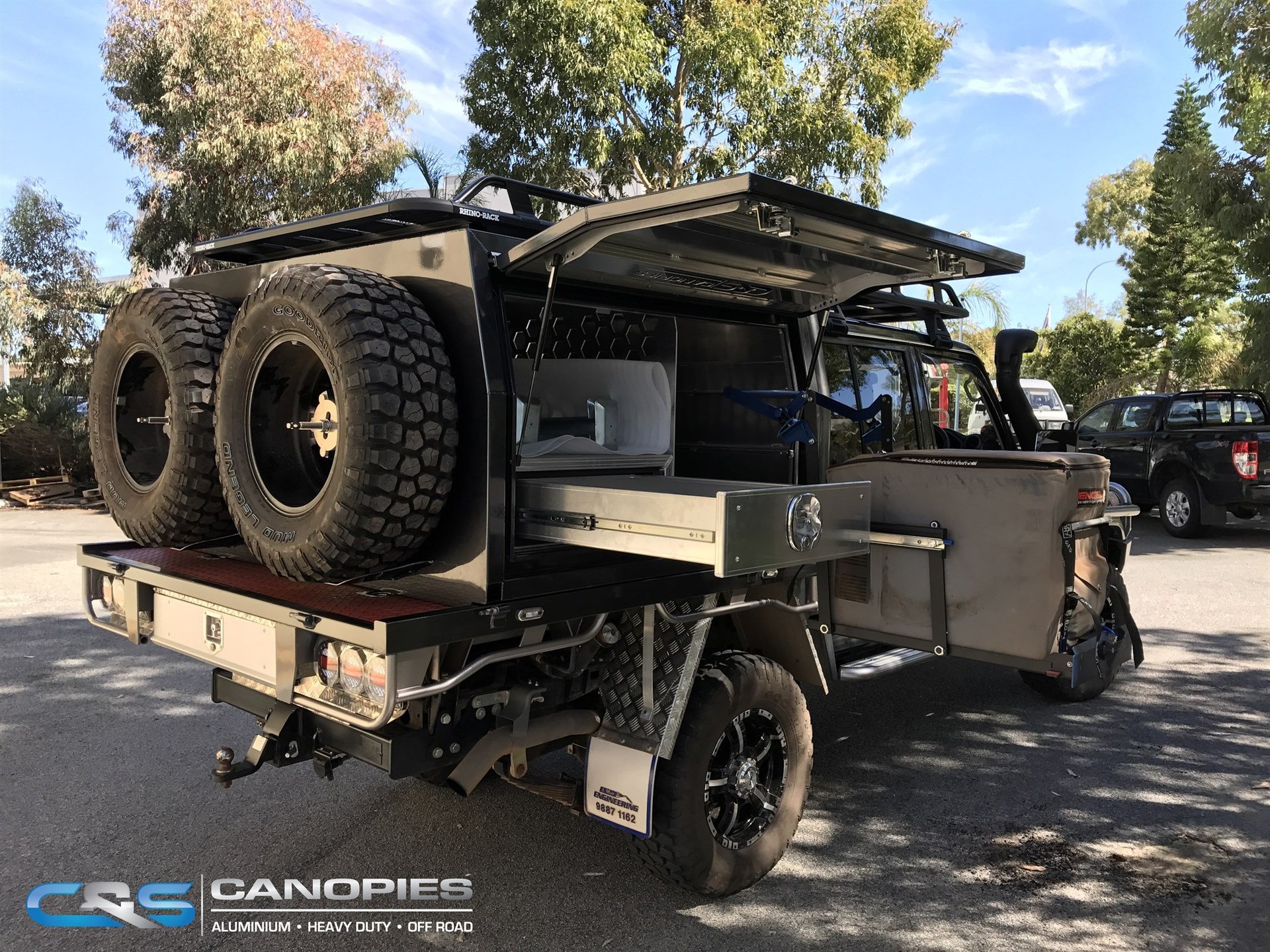 Aluminium Ute Canopies Perth & Lift Off Tray With Custom Two Door Ute