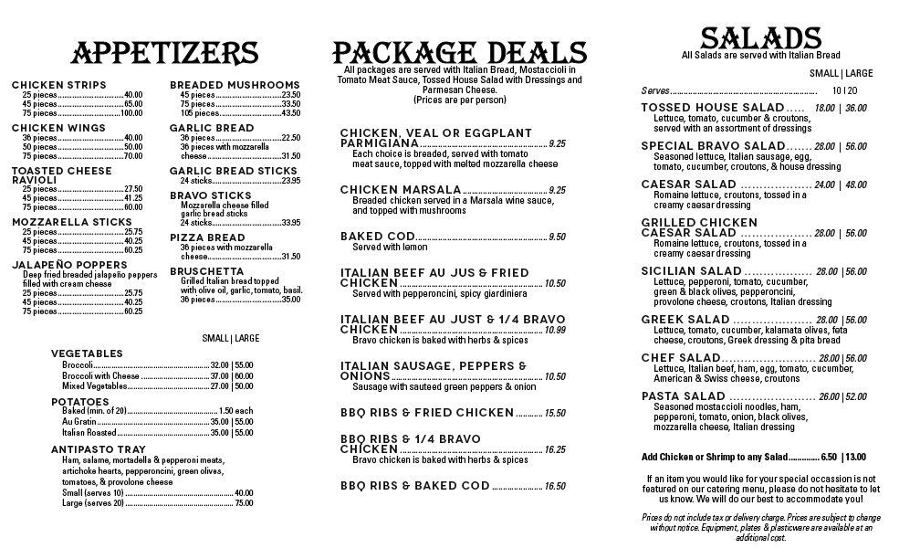 Pizza, Lasagna, and More Poplar Grove Bravo Pizza