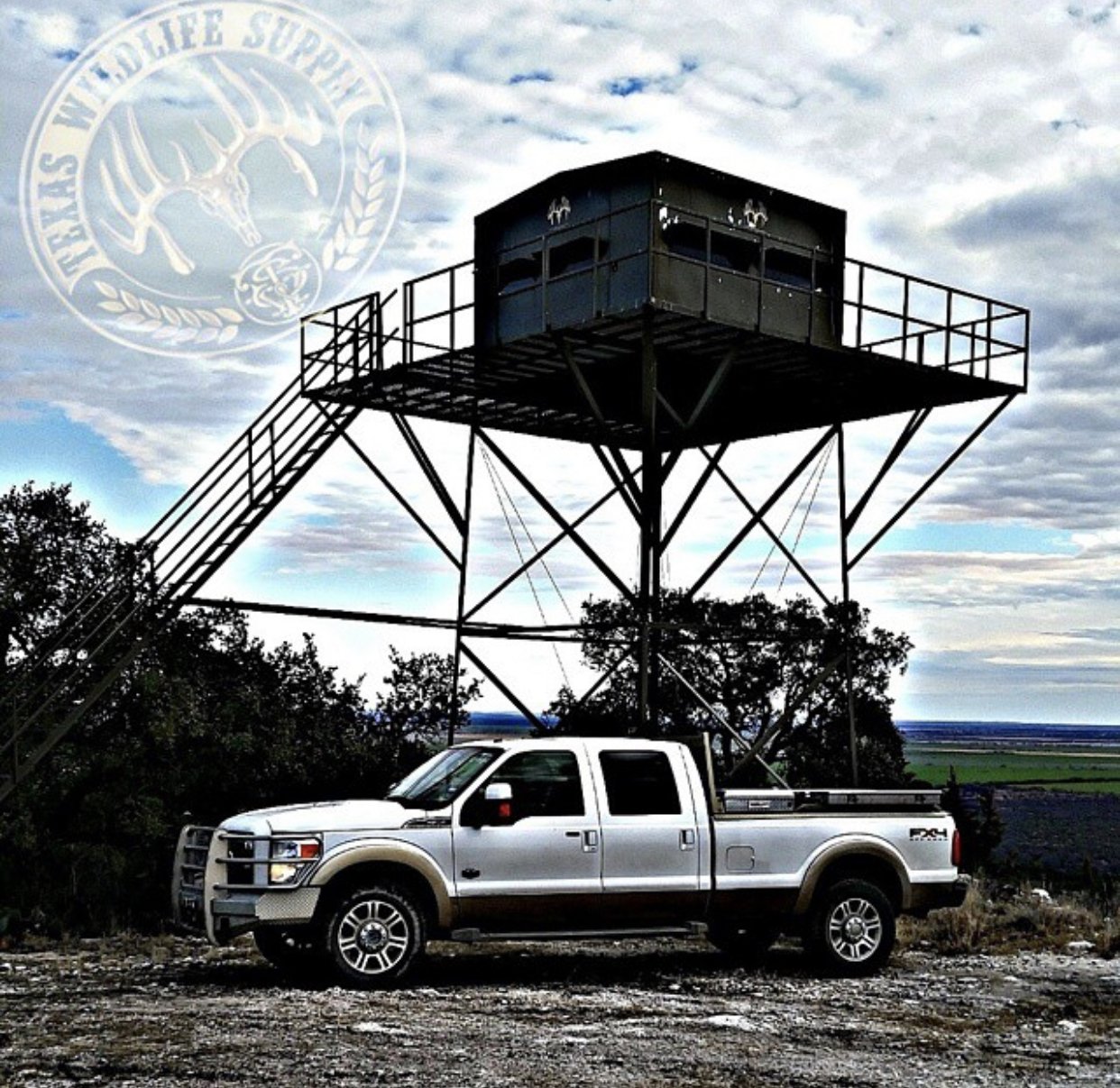 10x10 Deer Blinds for Sale, Elevated Deer Blinds Texas Wildlife Supply