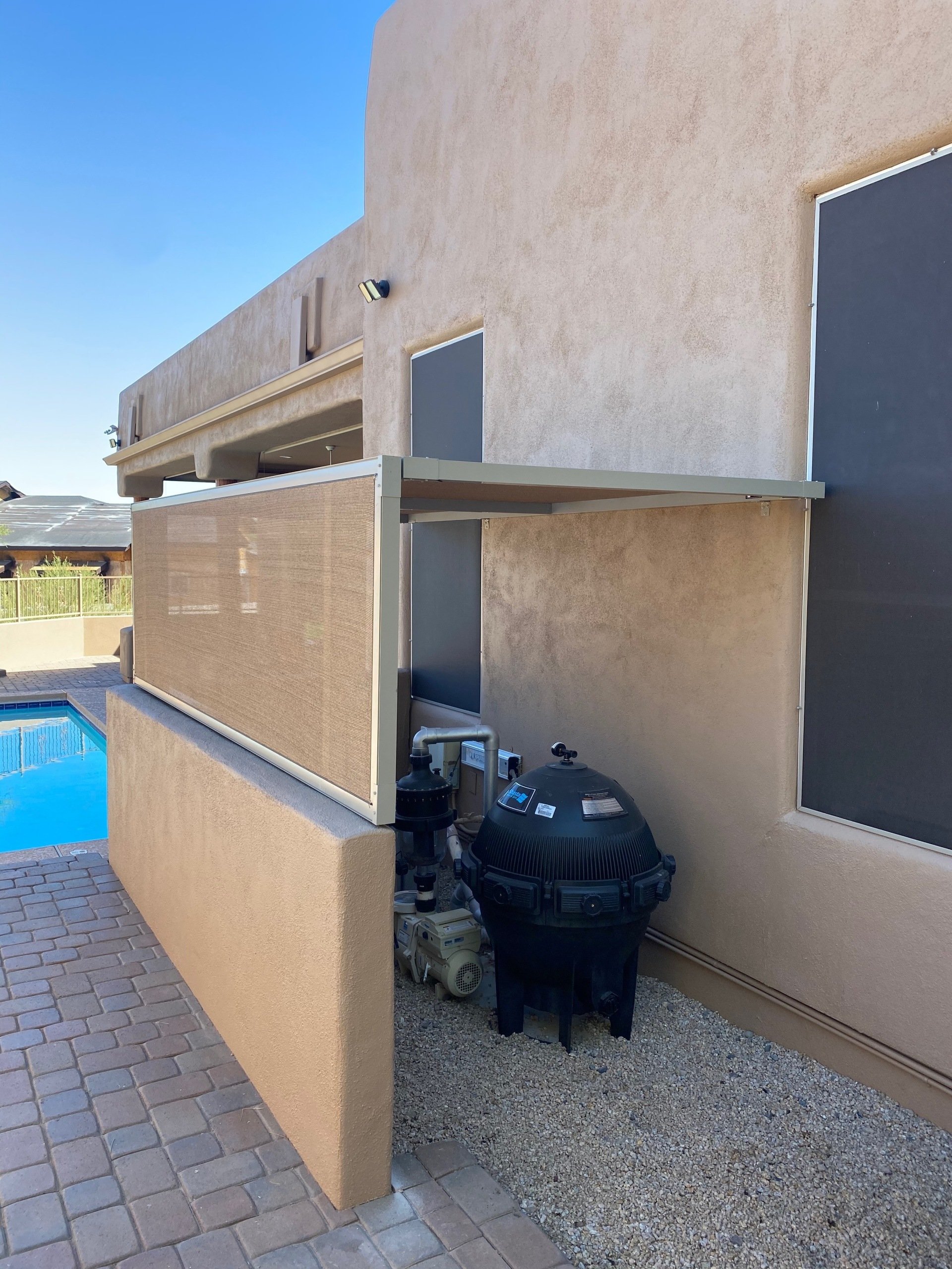 Shades for Pool Equipment Pool Equipment Shades AZ