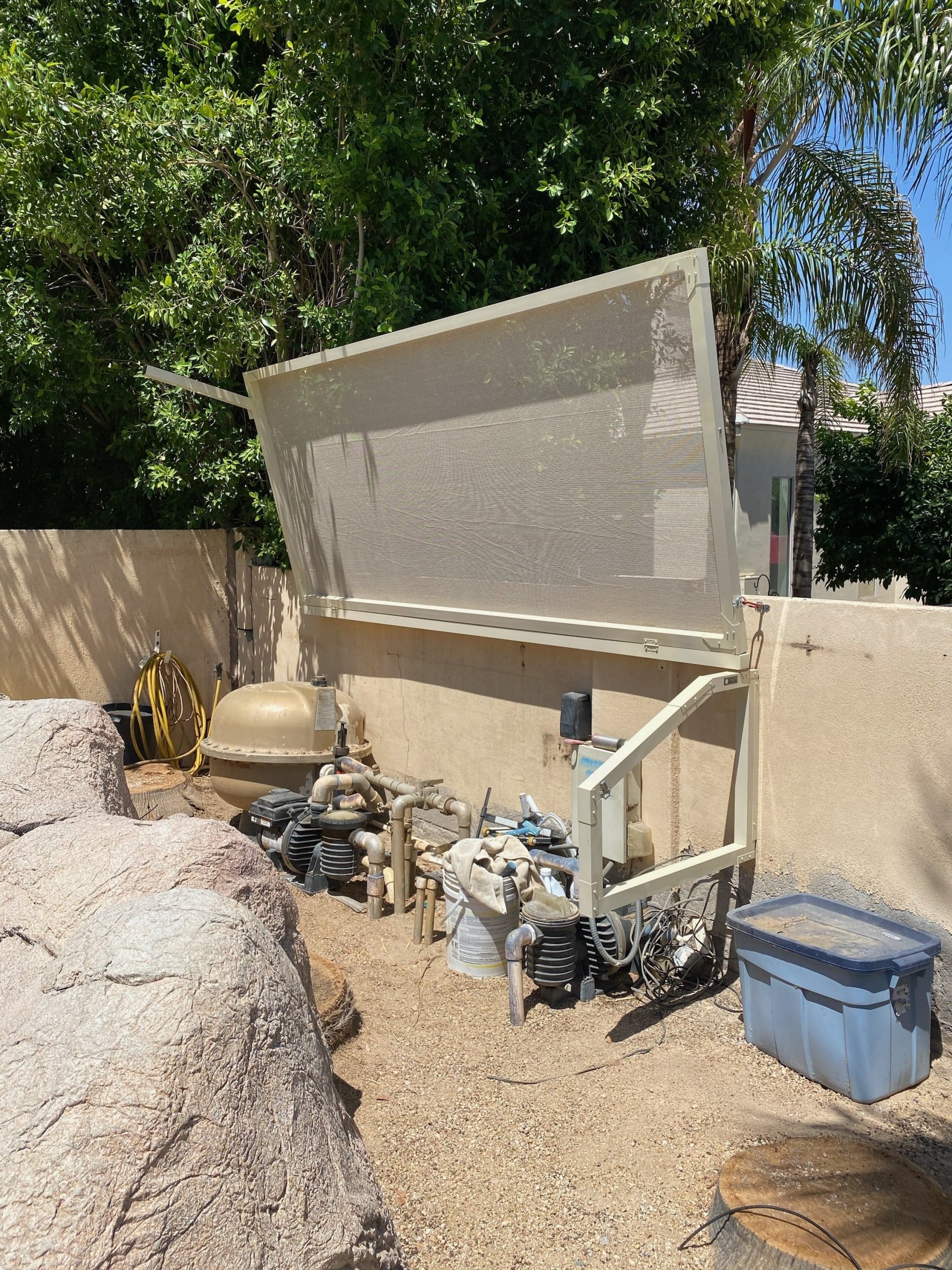 Shades for Pool Equipment Pool Equipment Shades AZ