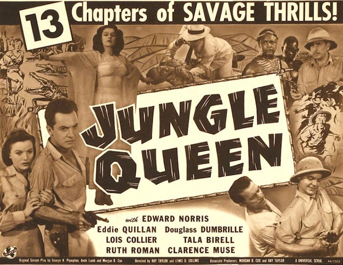 JUNGLE QUEEN (1945) Battling Nazis in Africa