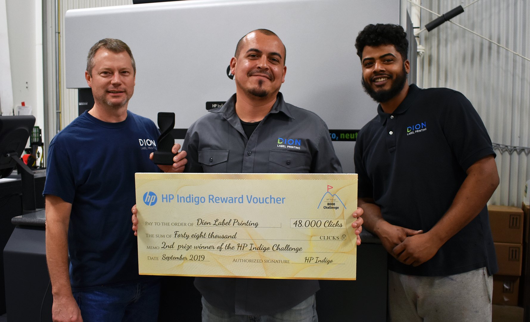 Dion Places Second In HP’s Indigo 8000 Print Challenge
