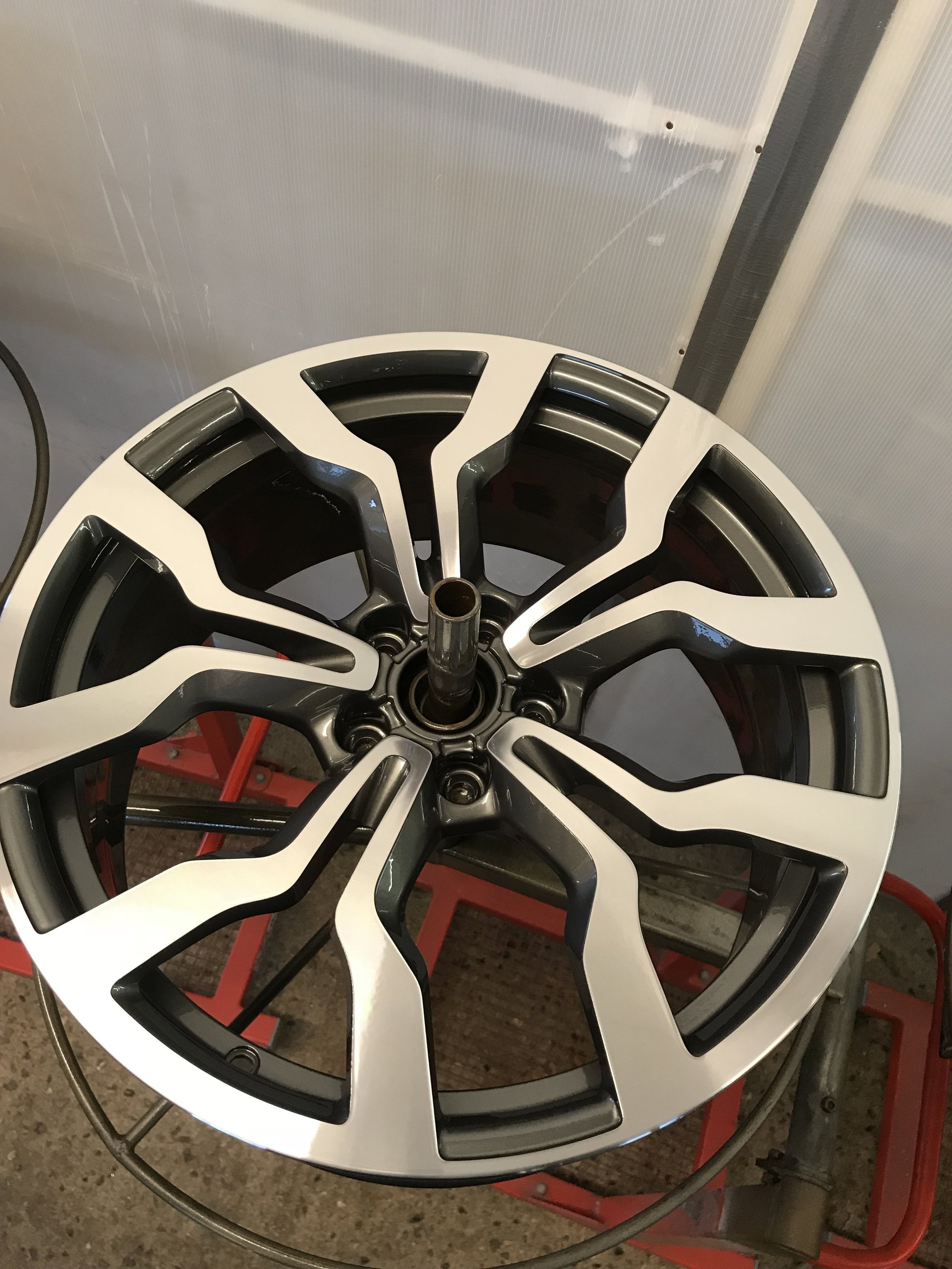 Kerbing rash repair in Surrey Wheel Doctor