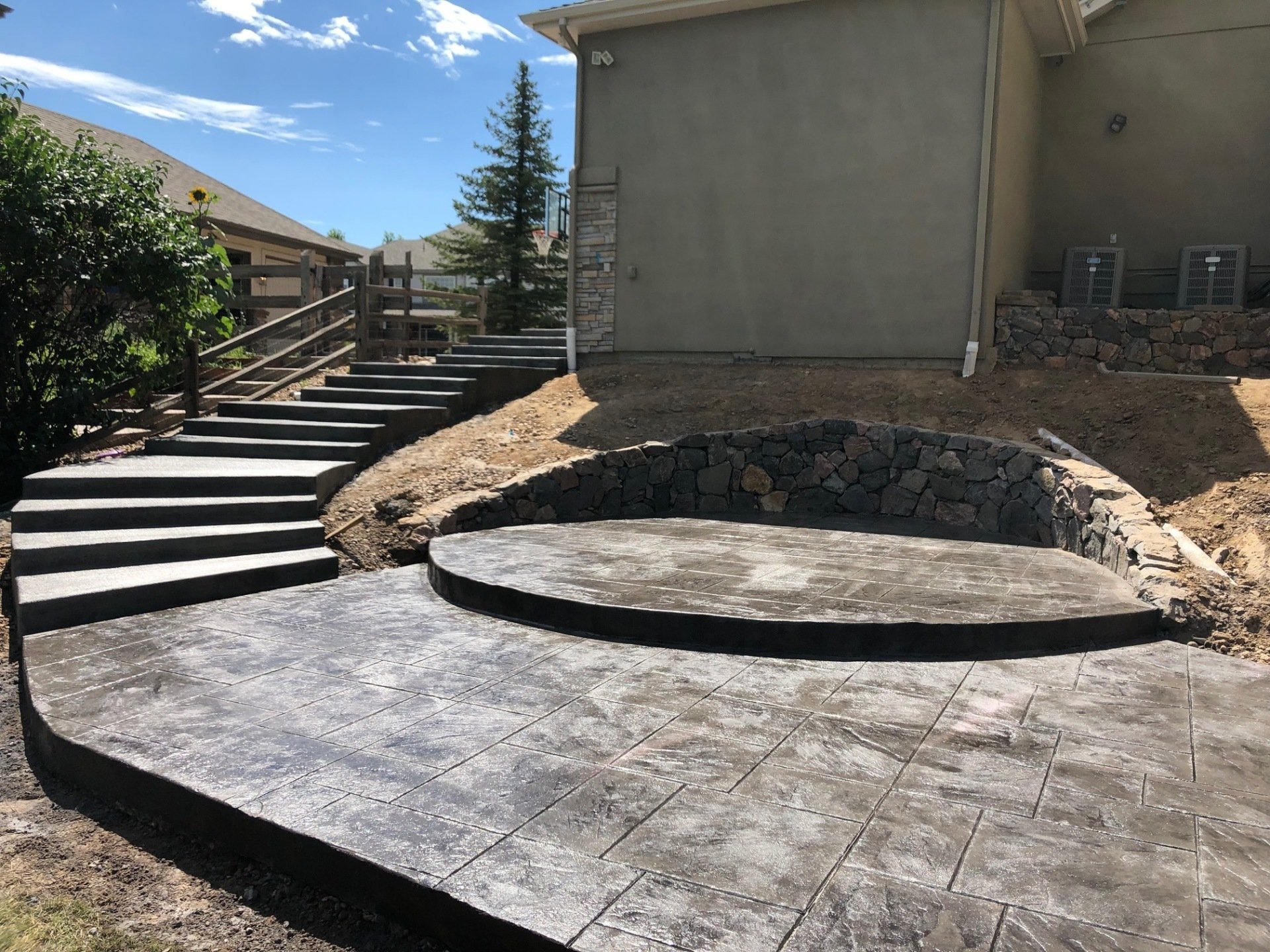 Stamped Concrete Slip Resistant Surface Arvada, CO