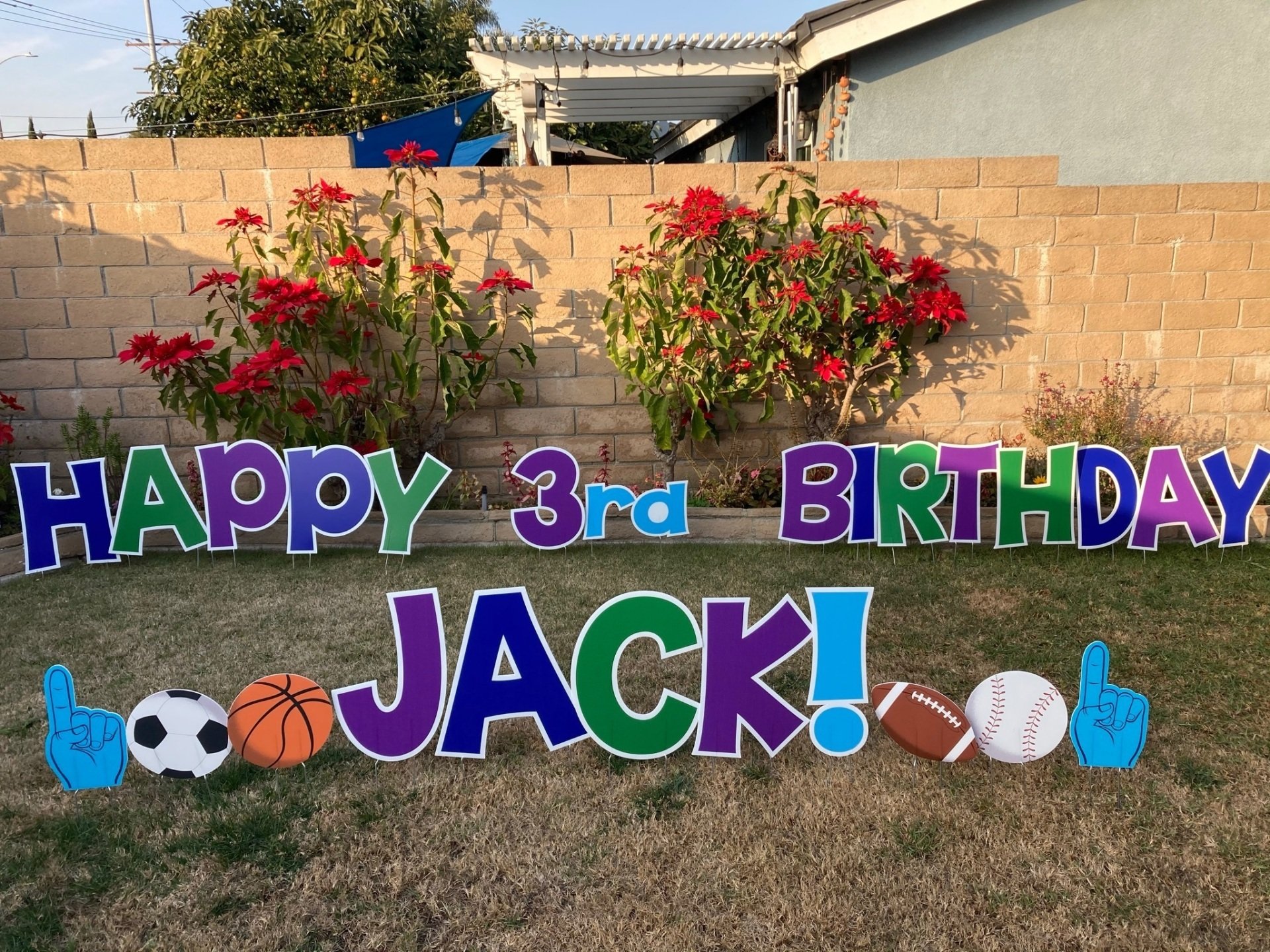 Birthday Yard Sign, Rent A Sign Near Me, Card Your Yard, Denver, CO