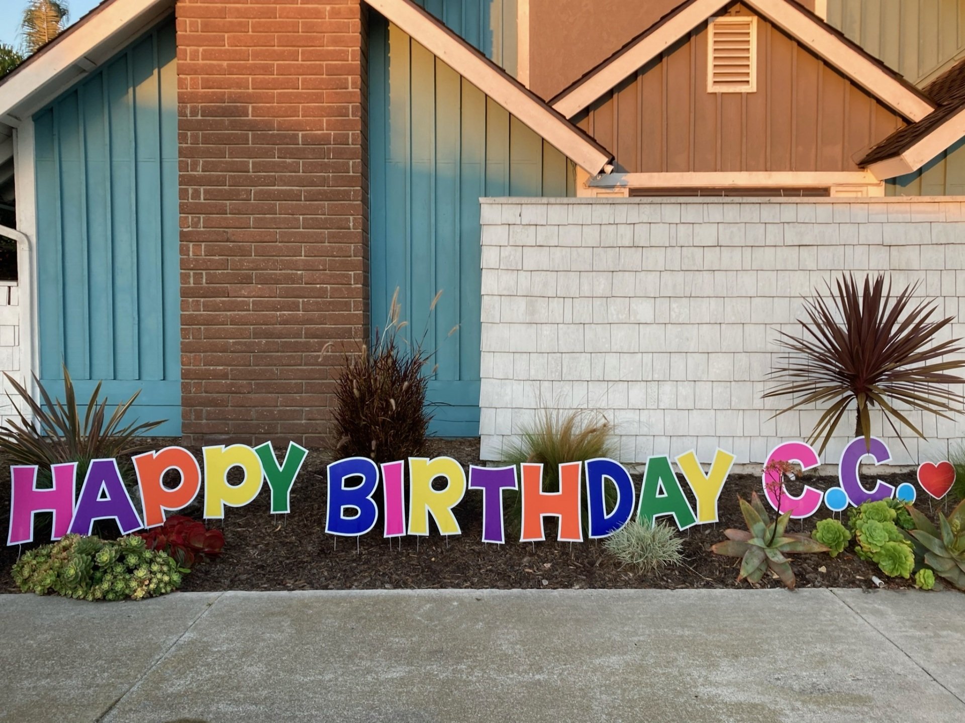 Birthday Yard Sign, Rent A Sign Near Me, Card Your Yard, Denver, CO
