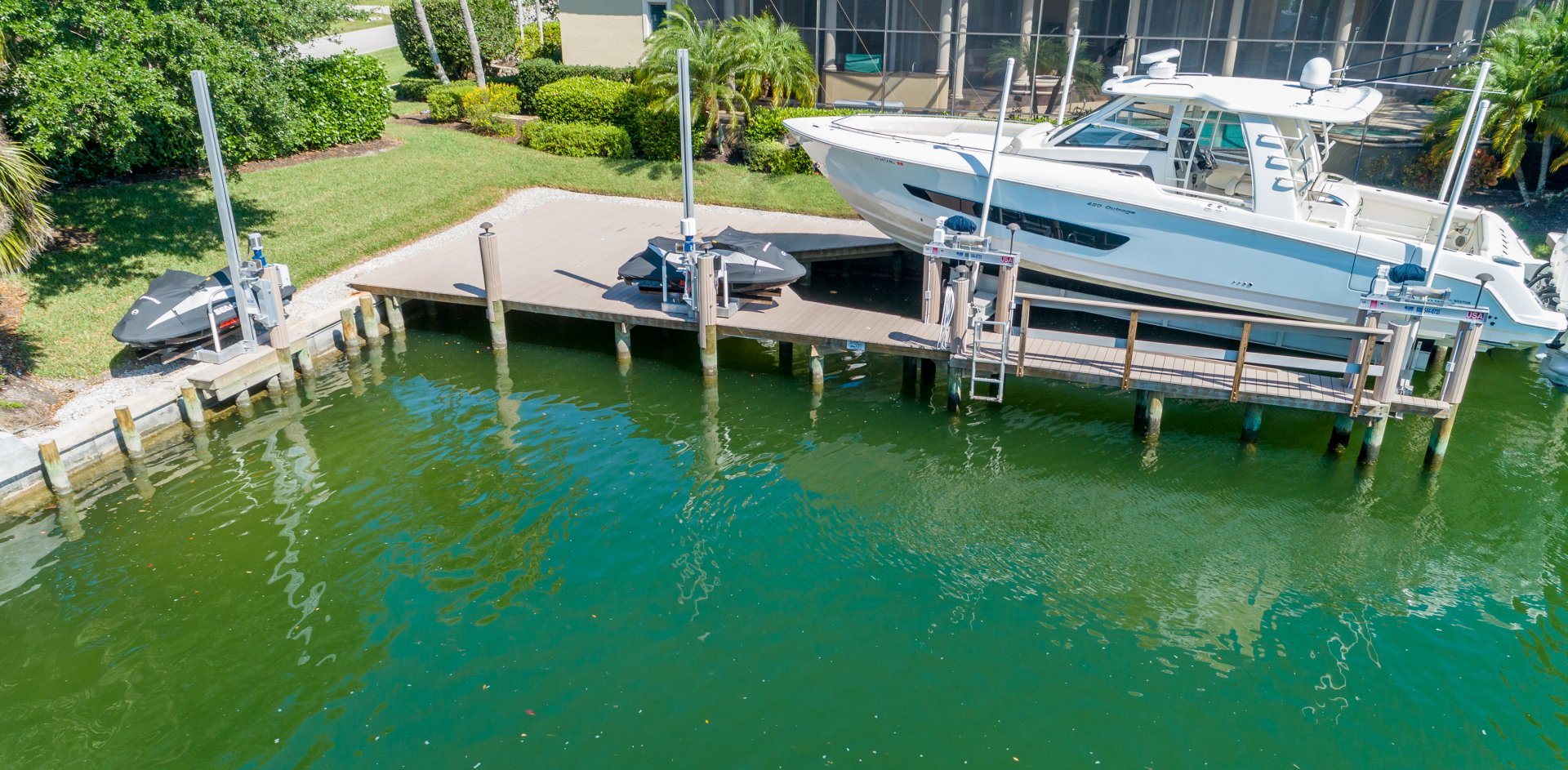 Boat Lifts Design Marco Island and Naples, FL Collier Seawall