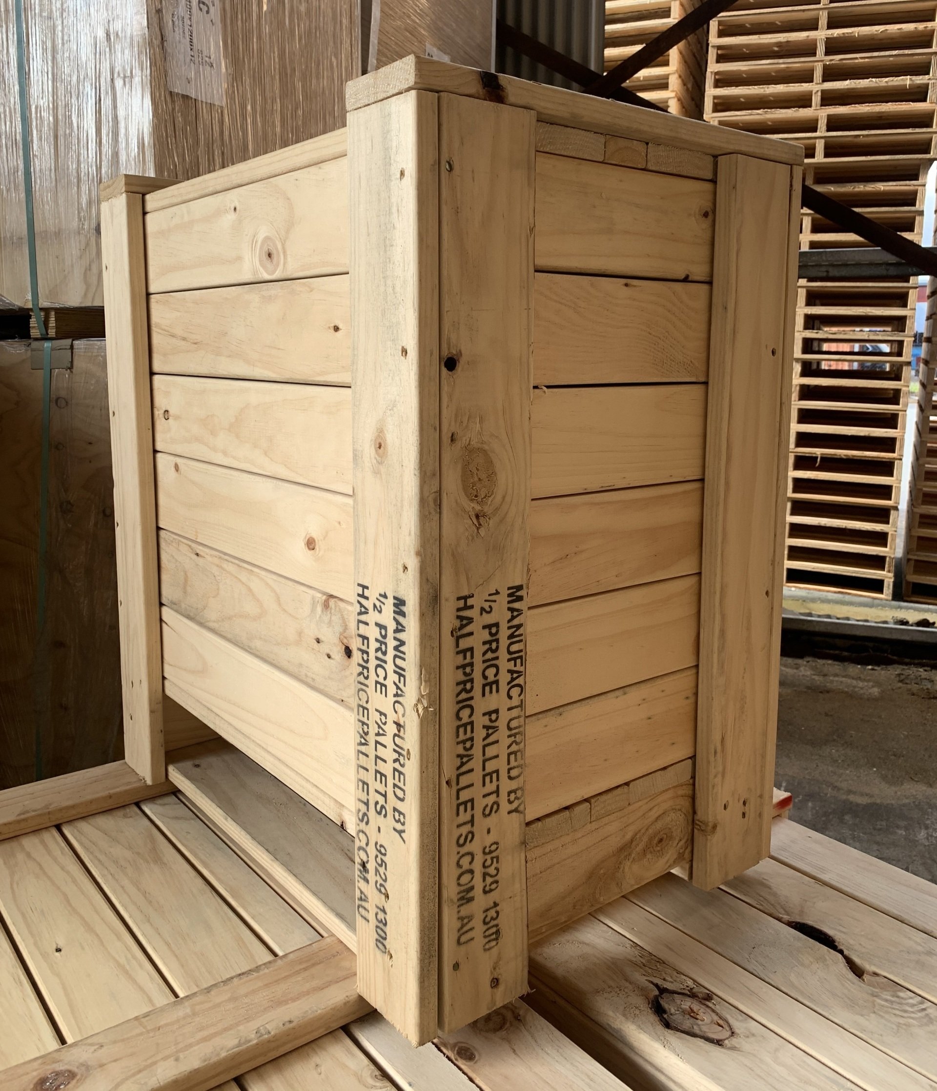 Timber Crates in Perth 1/2 Price Pallets
