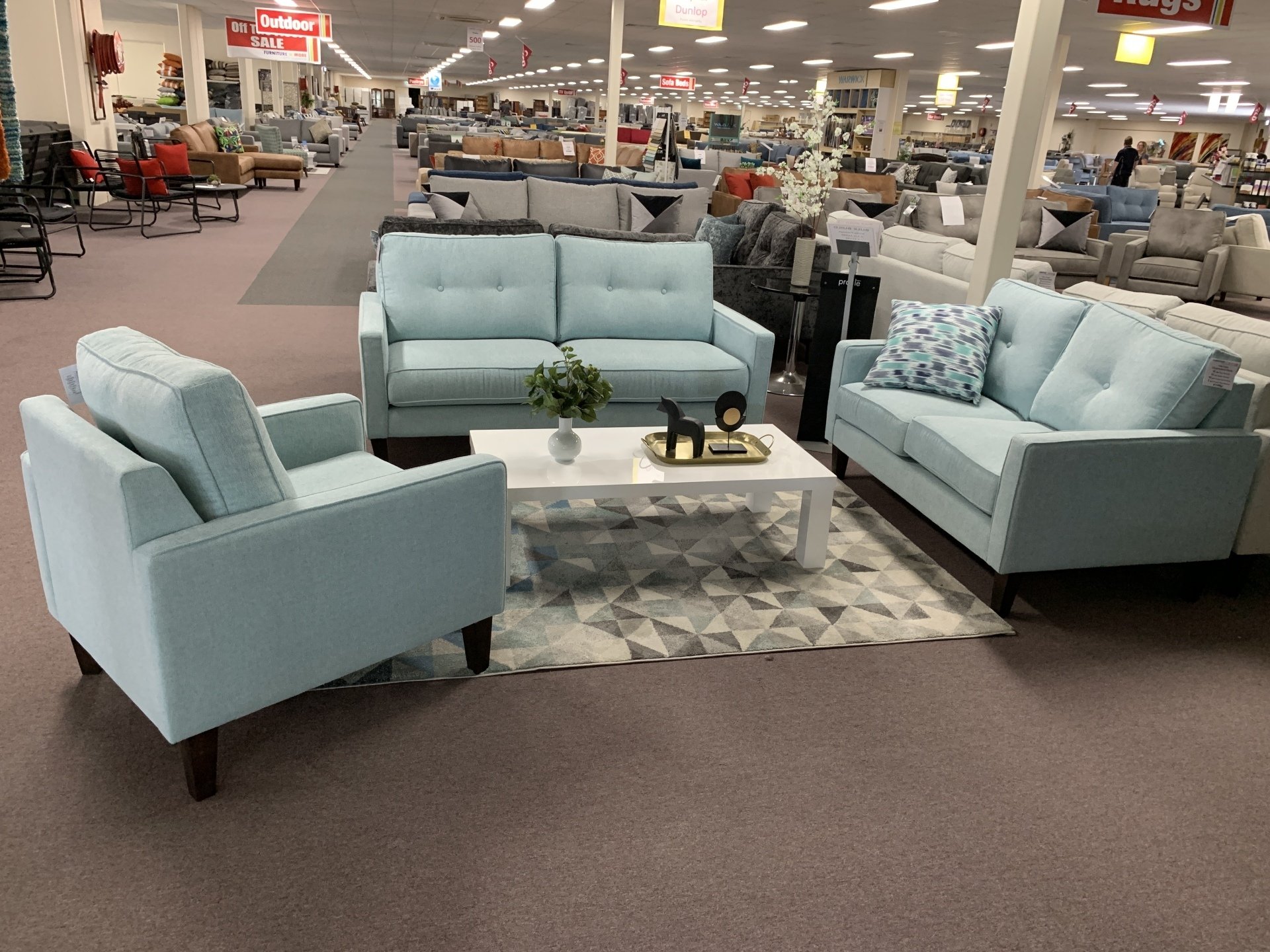 Fabric Sofas for Brisbane Furniture ‘N’ More Super Warehouse