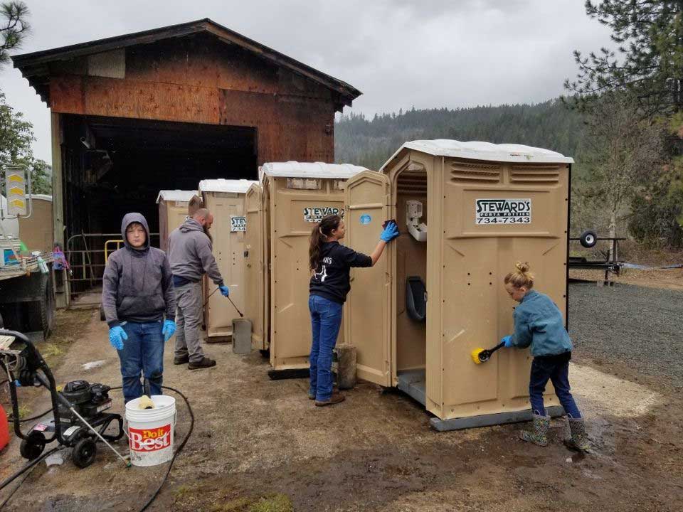 Porta Potty Rental Medford, OR Steward's Porta Potties