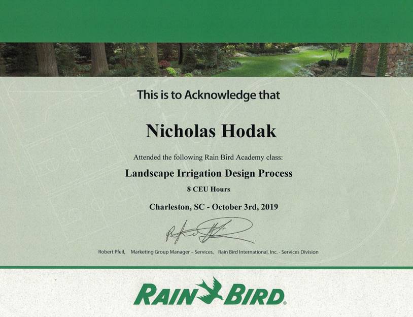 Sprinkler System Contractor Mount Pleasant, SC Irrigation Pros LLC