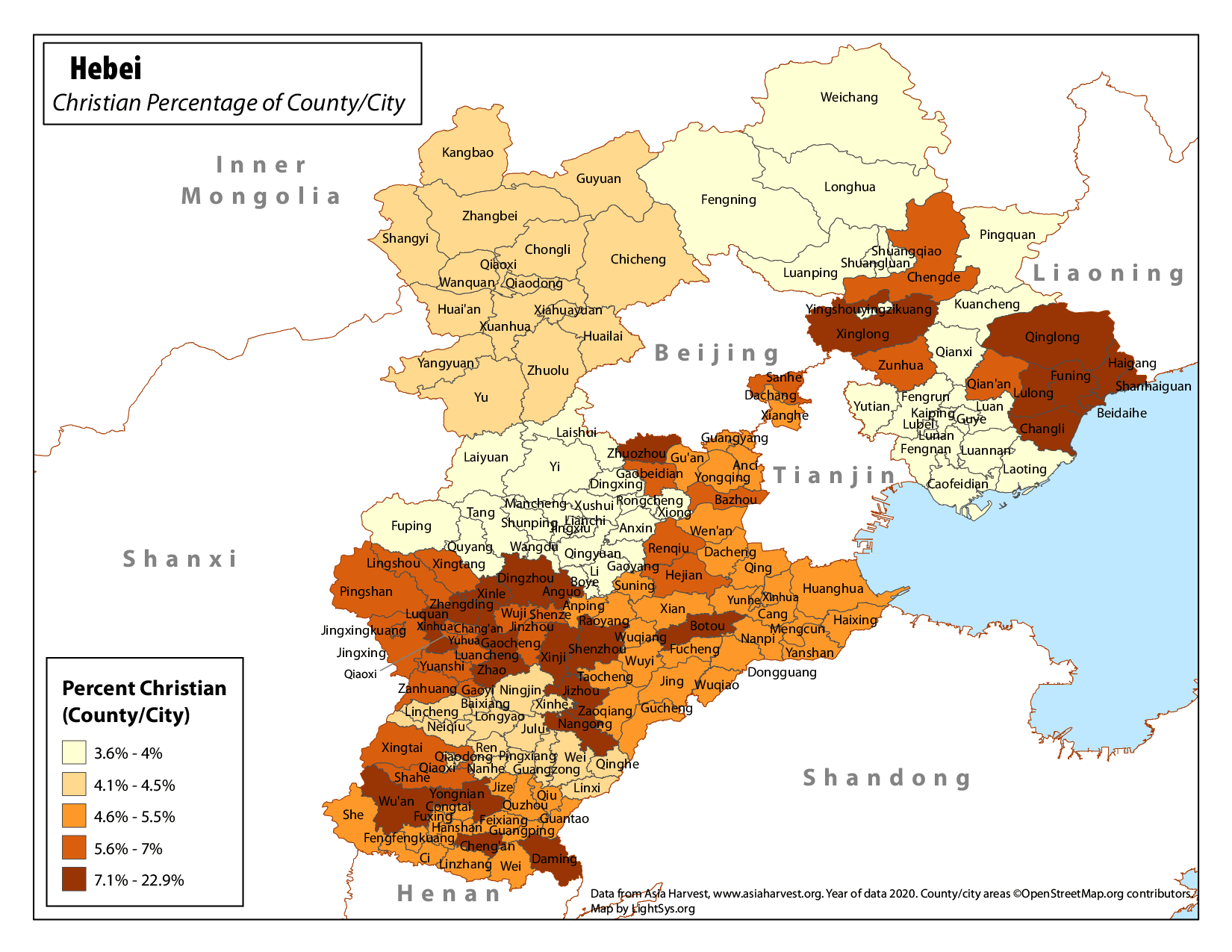 Hebei Province Asia Harvest