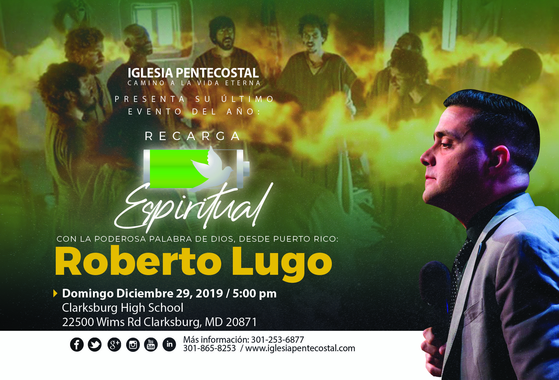 Recarga Espiritual Evangelista Roberto Lugo