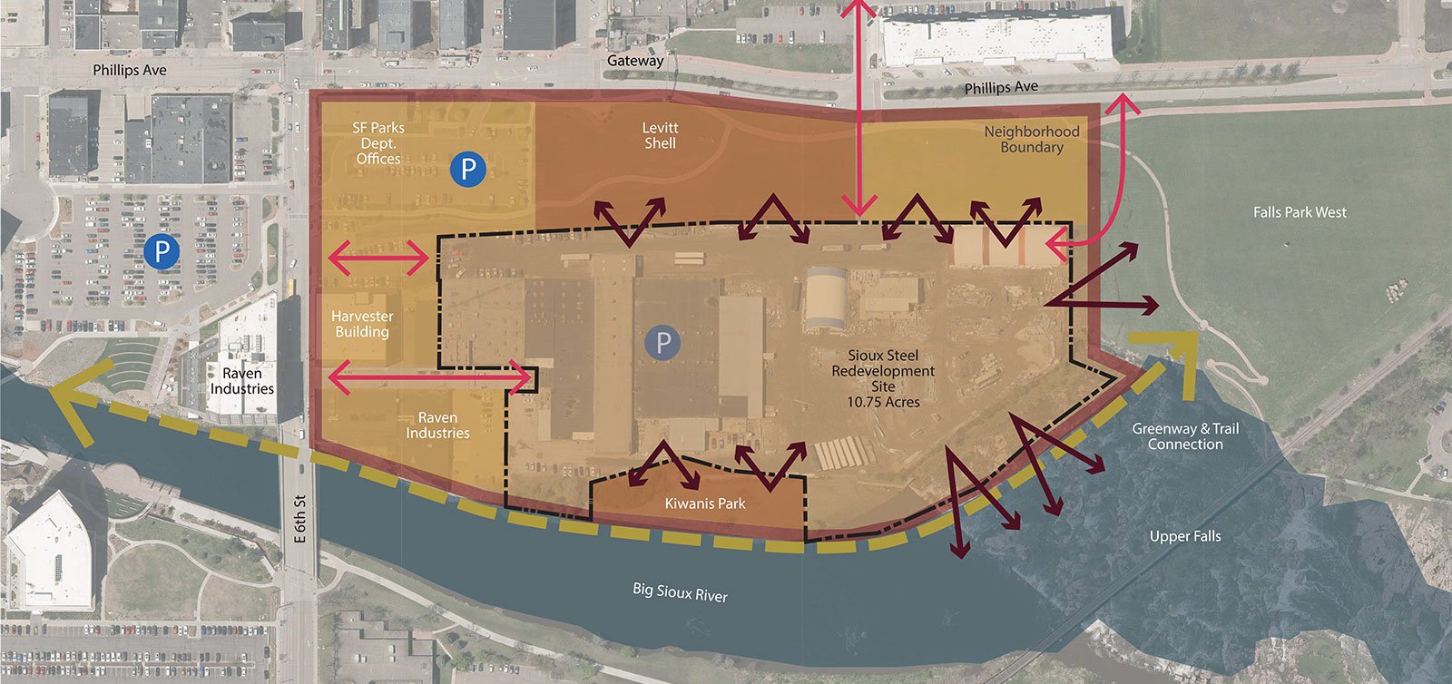 Sioux Steel Company Land Development in Sioux Falls, SD
