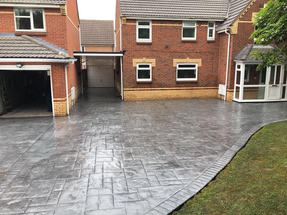 Domestic concrete work Leicester Cobblecrete