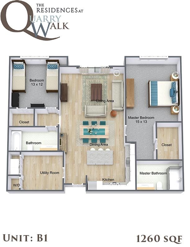 The Residences at Quarry Walk Luxury Apartments in Oxford, CT