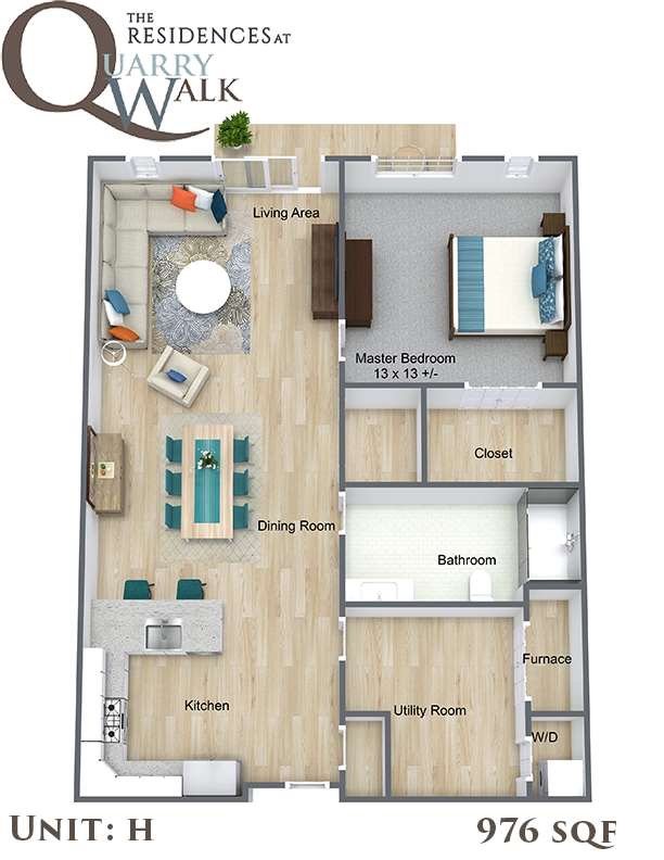 The Residences at Quarry Walk Luxury Apartments in Oxford, CT