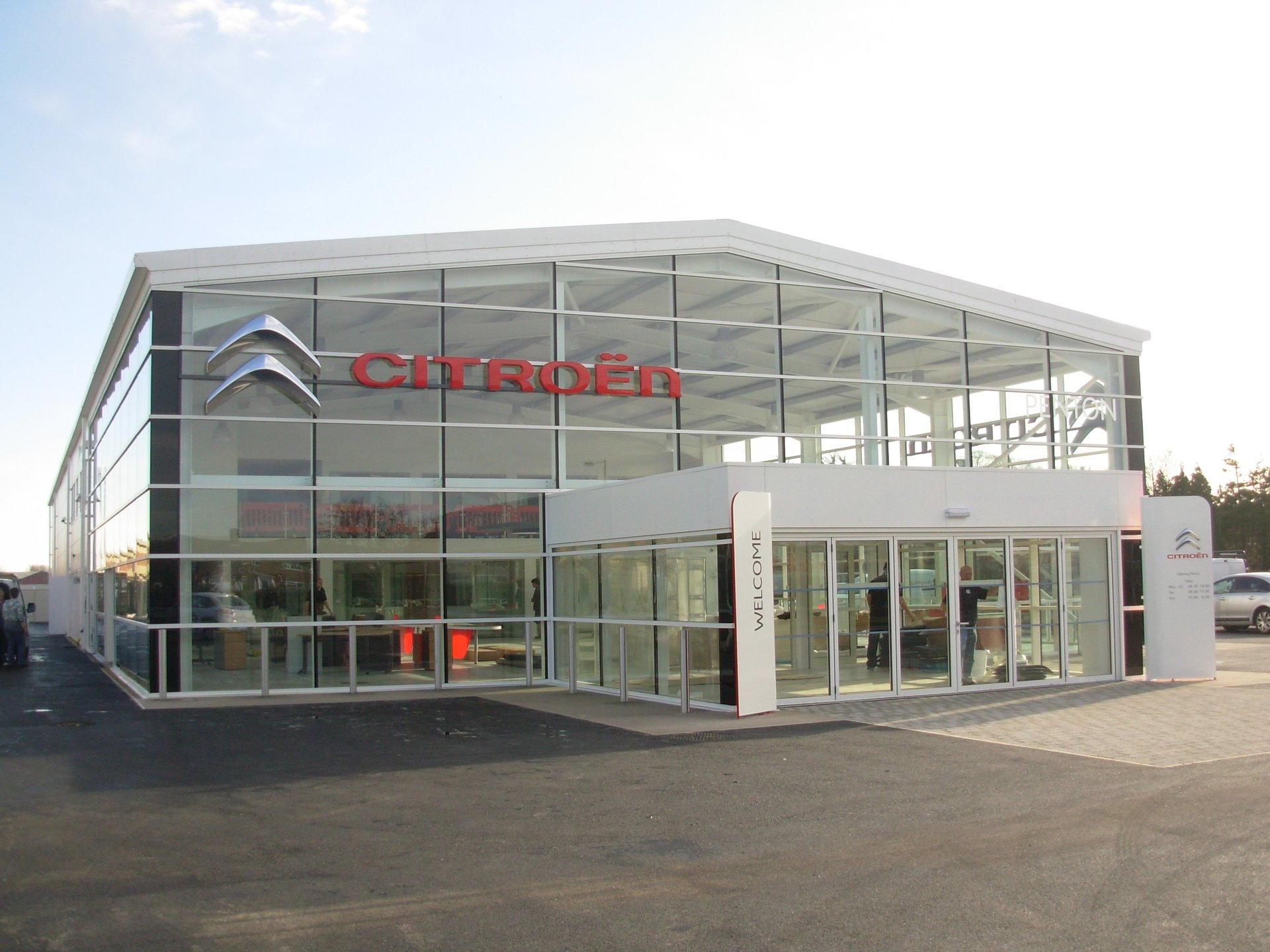 Car Showroom Design Architectural Systems Technology