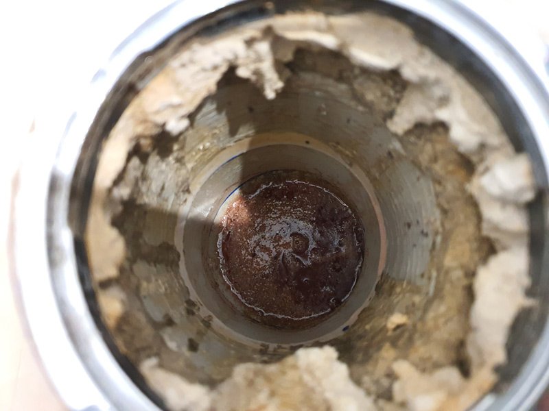 How to remove concrete from drain pipe?