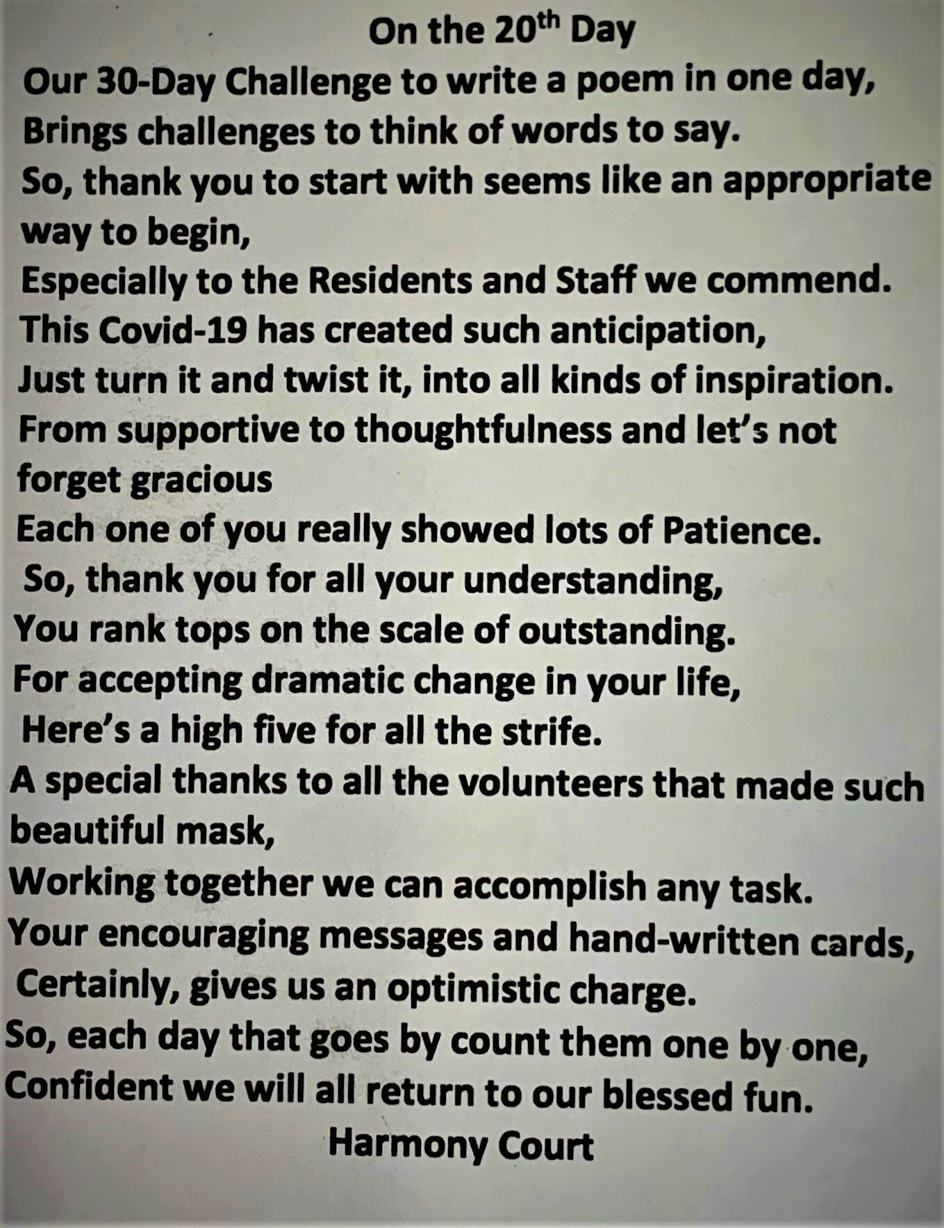 See What Our Senior Living Community Has to Offer Harmony Court