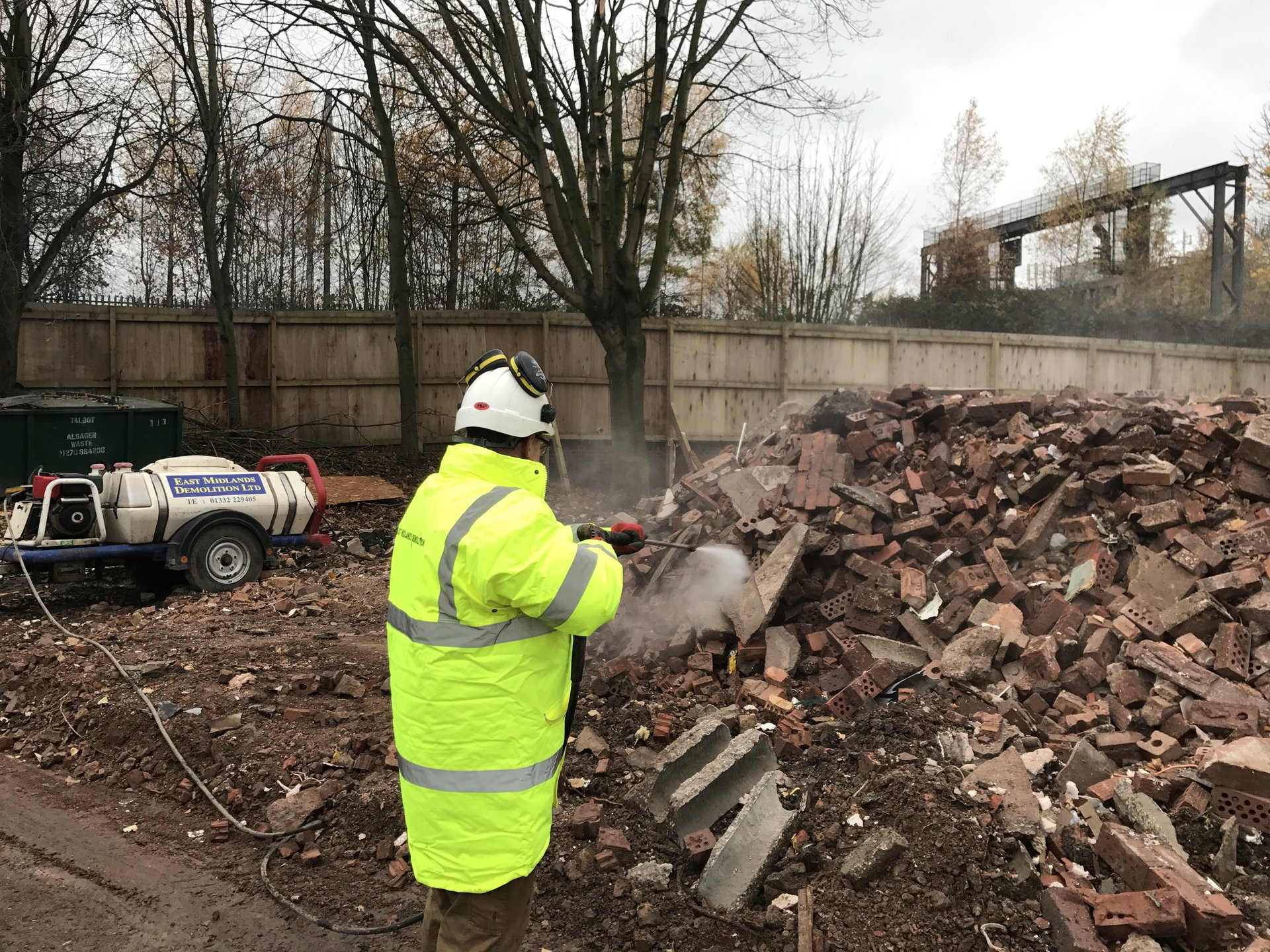 Site clearance services from East Midlands Demolition