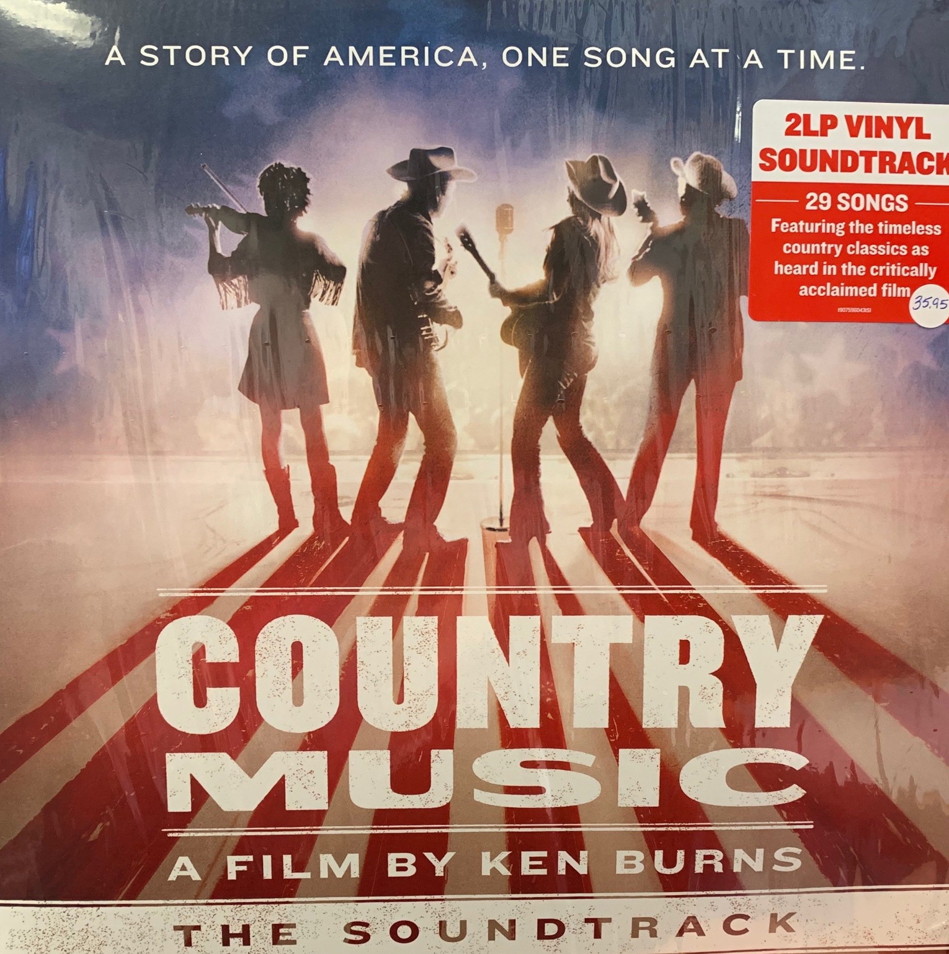 Double vinyl LP pressing. Original soundtrack to the Ken Burns