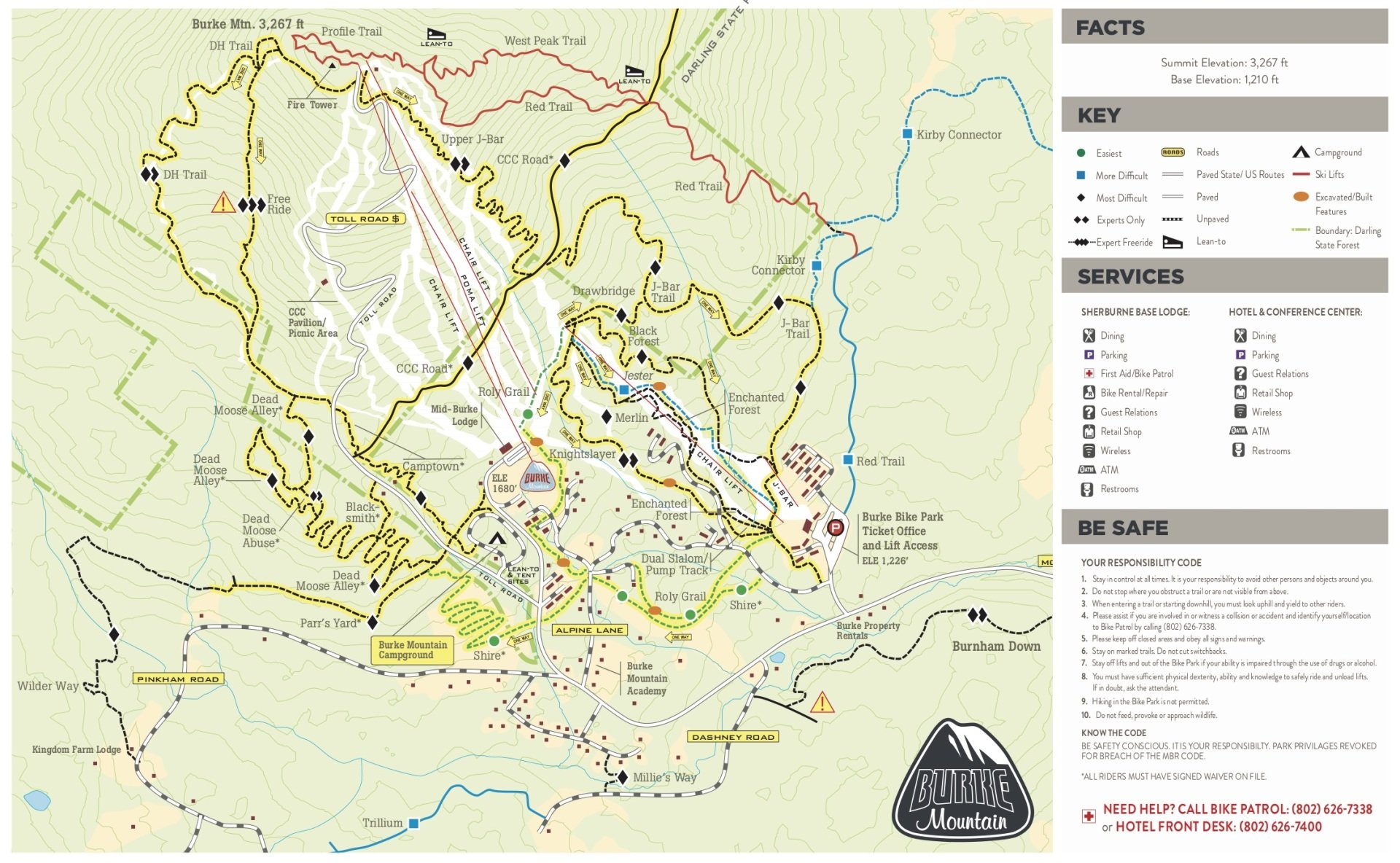 Burke Mountain Bike Parks Opening Weekend