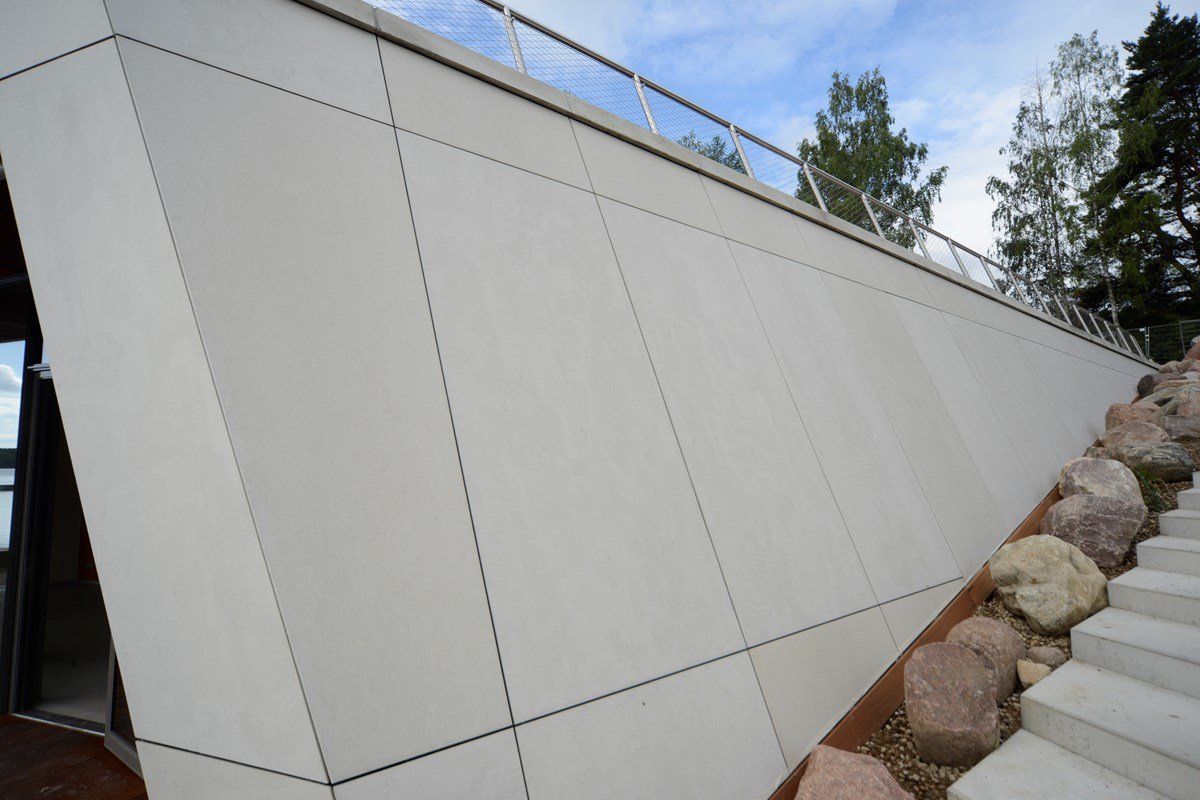 Fibre Cement Cladding. Board, Panels Real Sandstone Cladding UK Stone