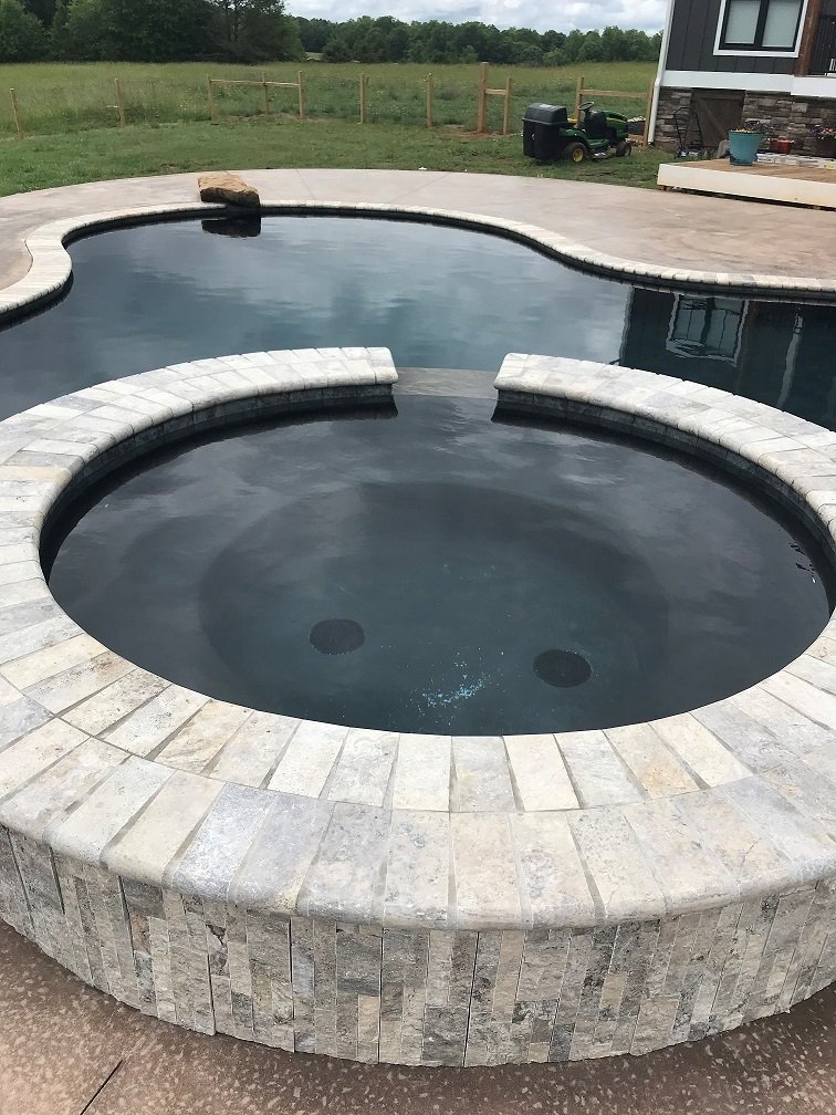 Custom inground pool Greenville, SC AAA Custom Pools