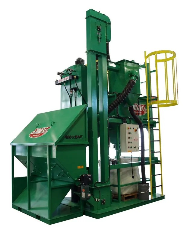 Blast Media Mechanical Recovery Systems S.M.A.R.T. Manus Abrasive
