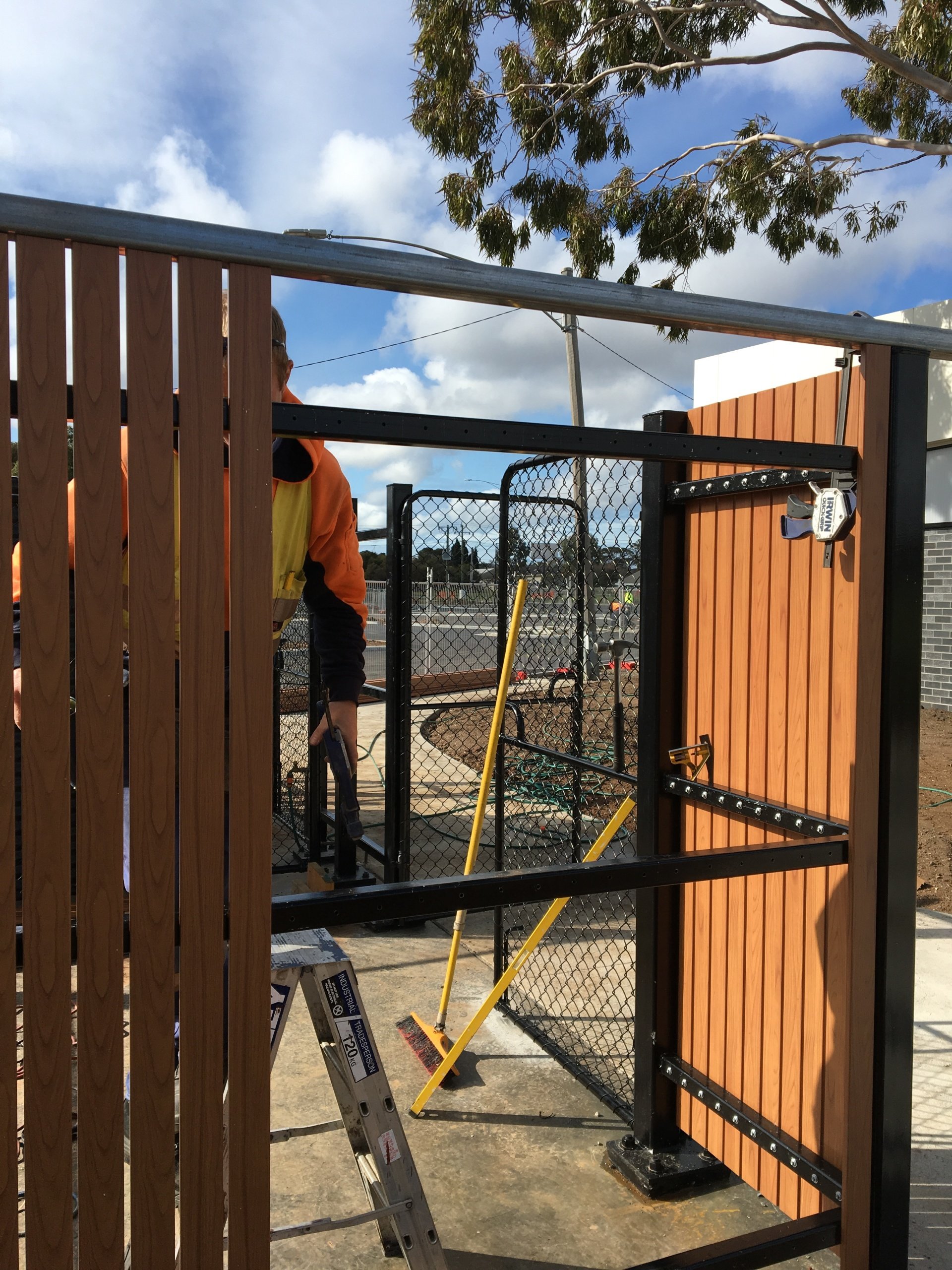 Steel Fencing Melbourne Steel Fencing Projects Diamond Fence