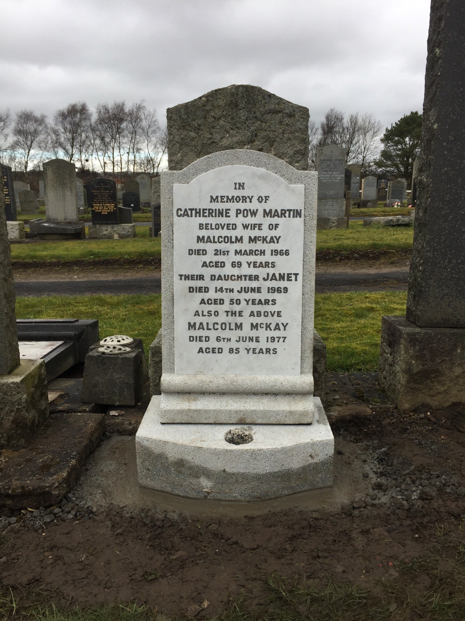 Memorial & Headstone Reerections Johnstone Quinn Memorials