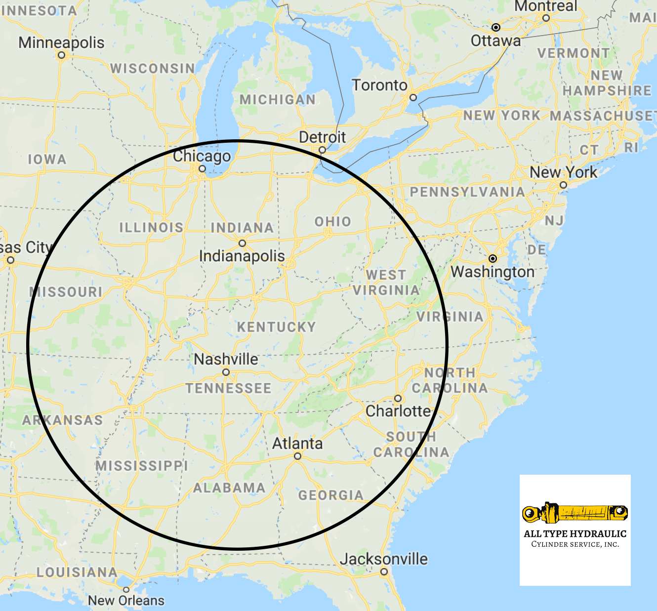 All Type Hydraulic Cylinder Evansville, IN