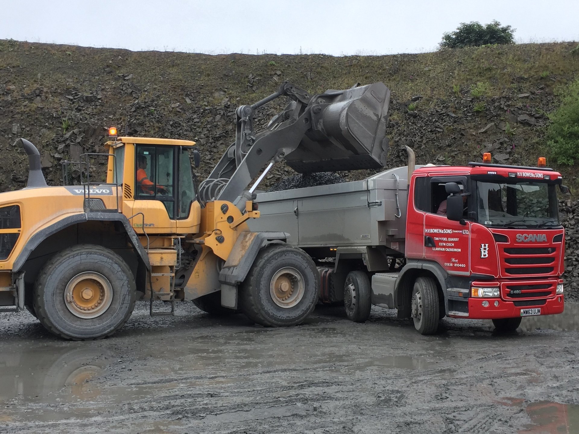 Quarry products in Newtown by H.V. Bowen & Sons