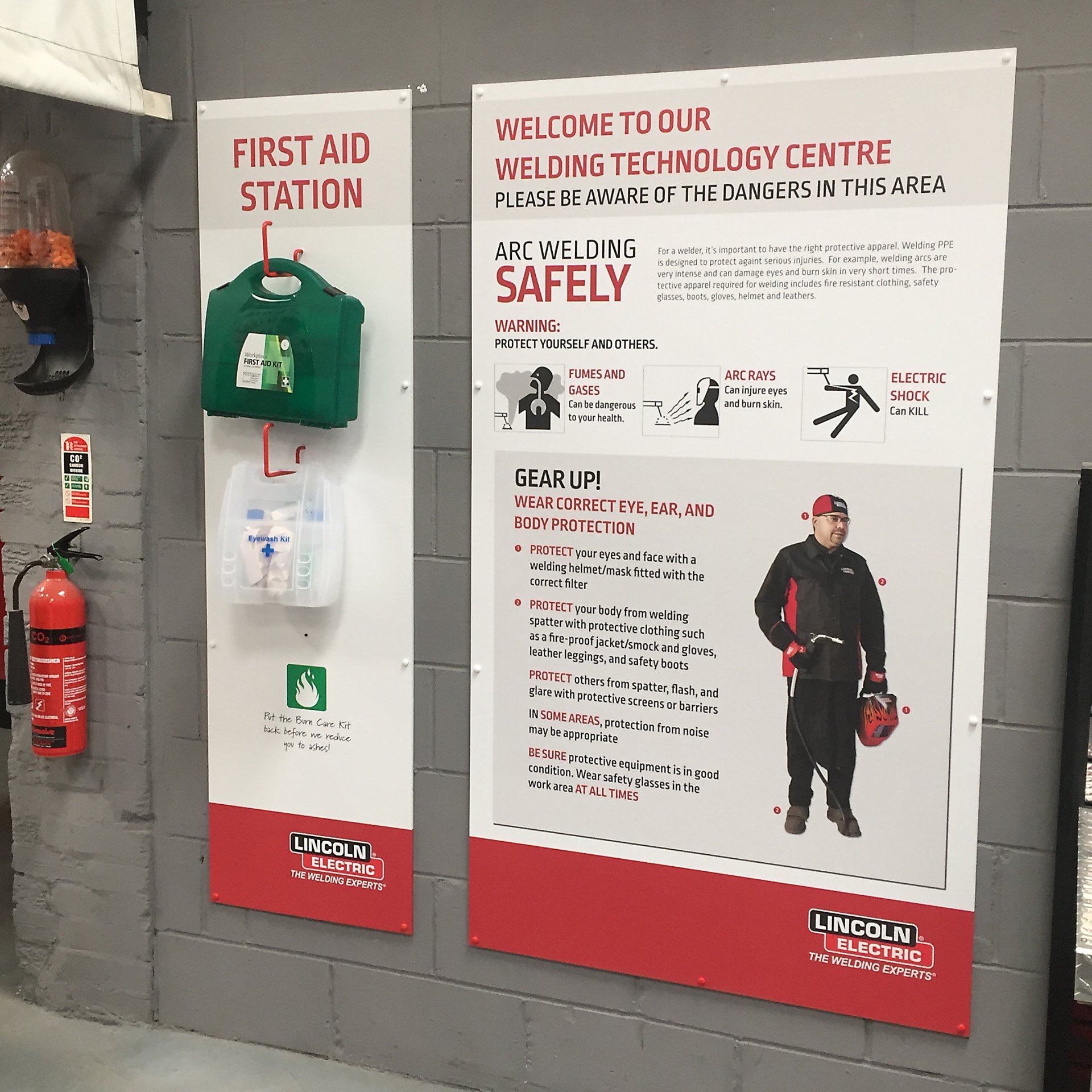 Health and Safety Hygiene Stations Information Points