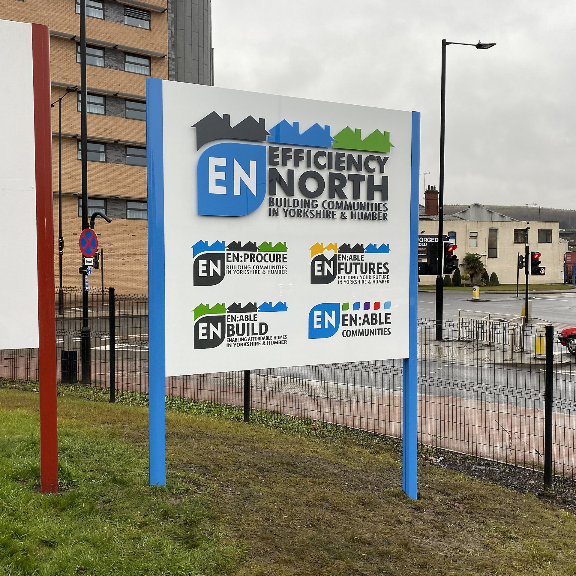 Post and Rail Signs Freestanding or Fence Fixings