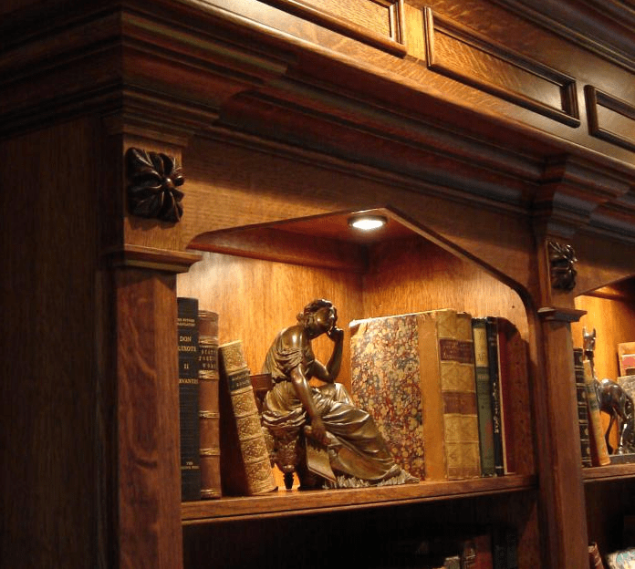 Custom Bookshelves Lehigh Valley, PA Odhner & Odhner Fine Woodworking