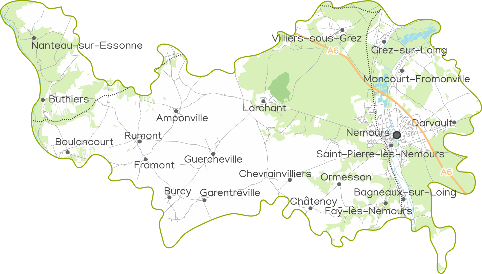 Pain Points De La Carte De Nemours Découvrez le territoire du Pays de Nemours