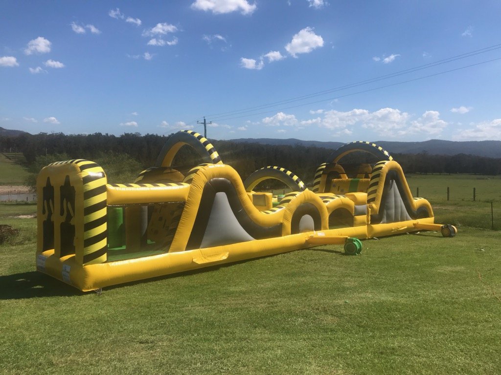 Fun Inflatable Obstacle Course For Hire Sydney Newcastle