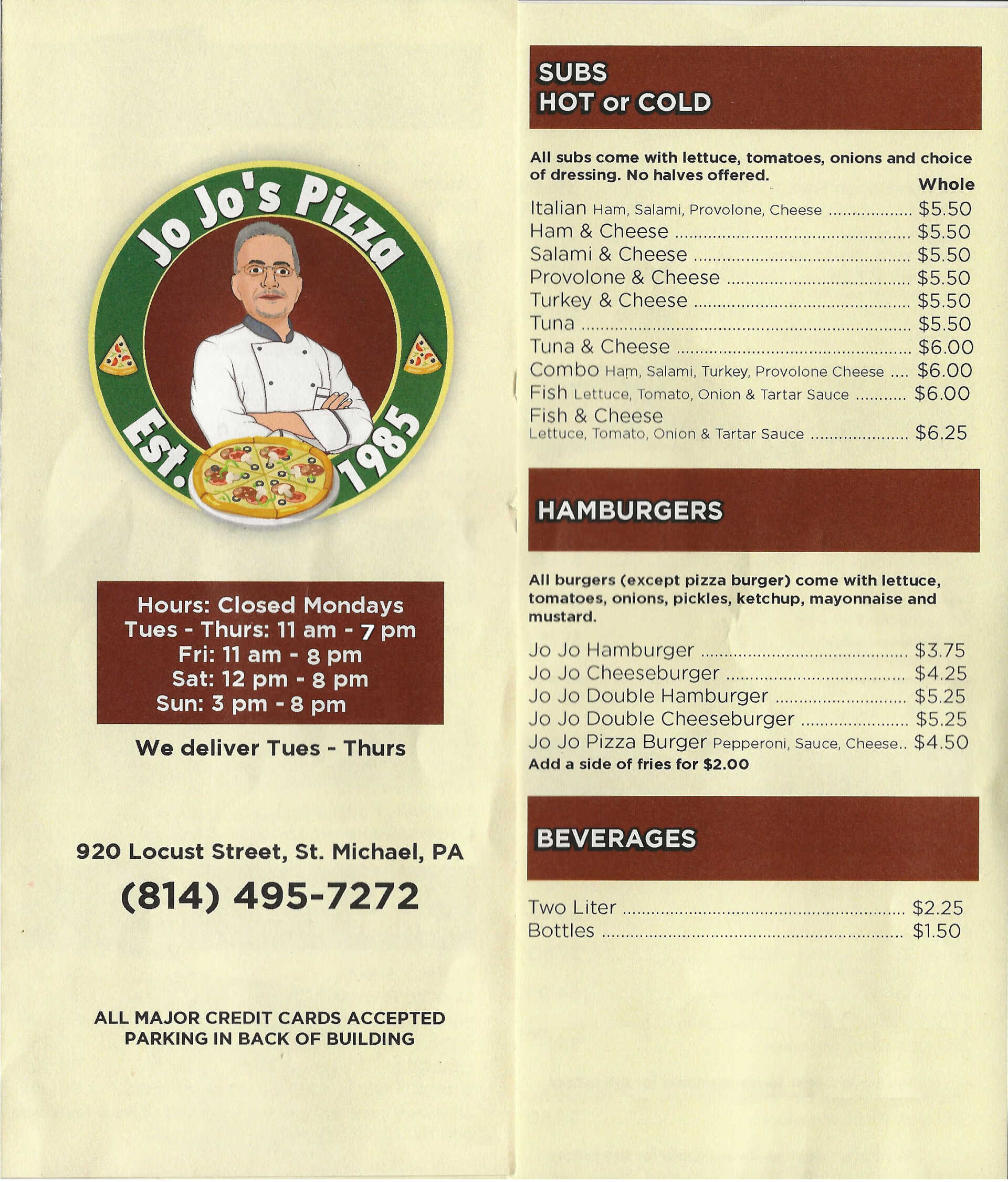 JoJo's Pizza Johnstown PA's Best Pizza Shop