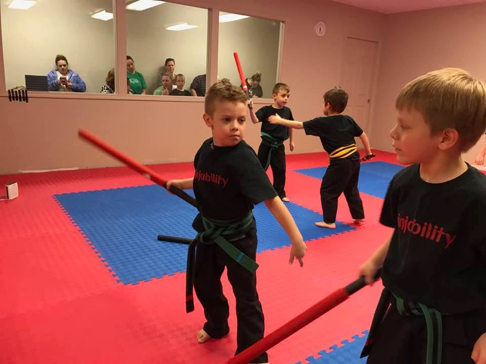Ninja Warrior 9 and 10 Year Old Classes. Ninja Training with Real