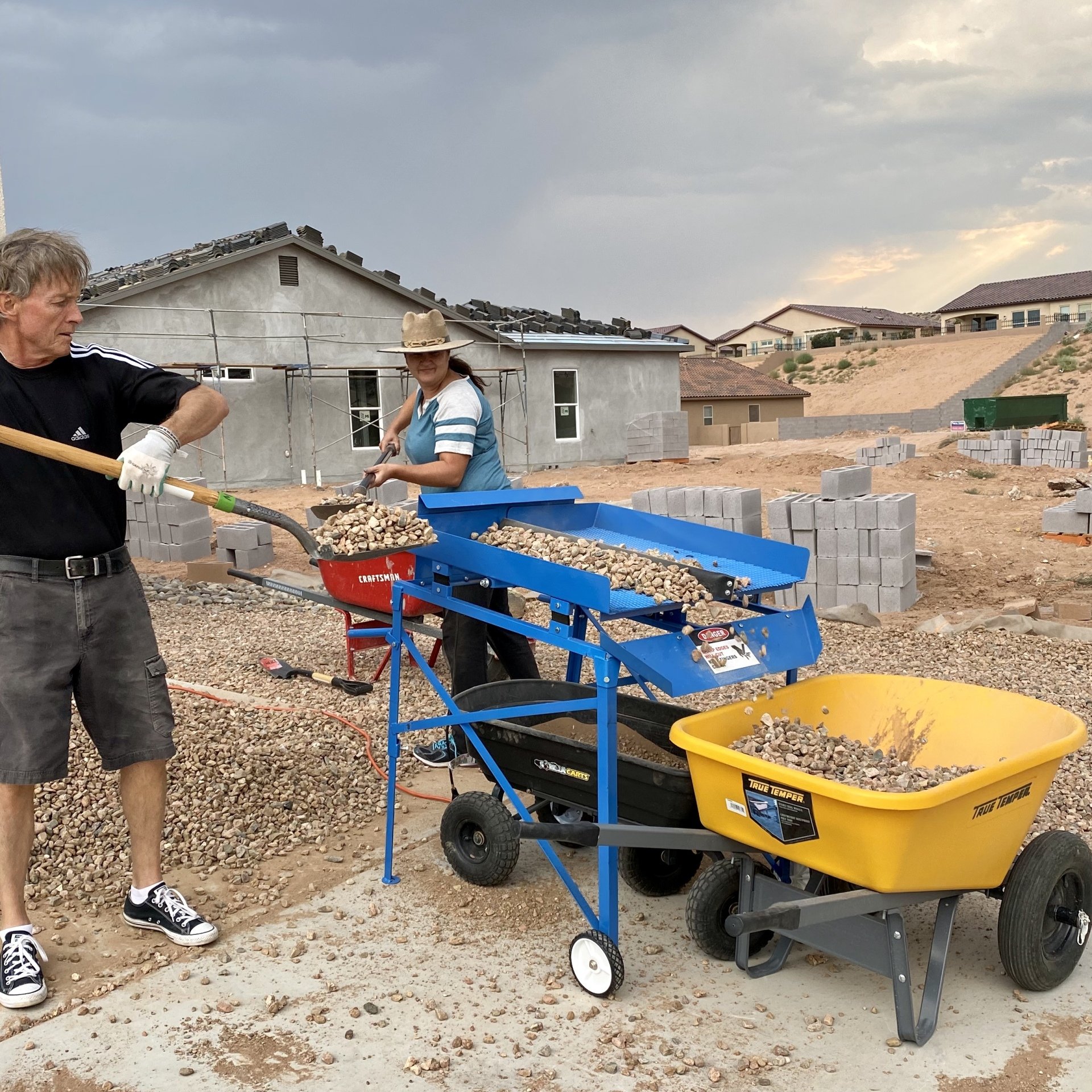 Rock sifter machine rentals USA Cleaner Rock Yards