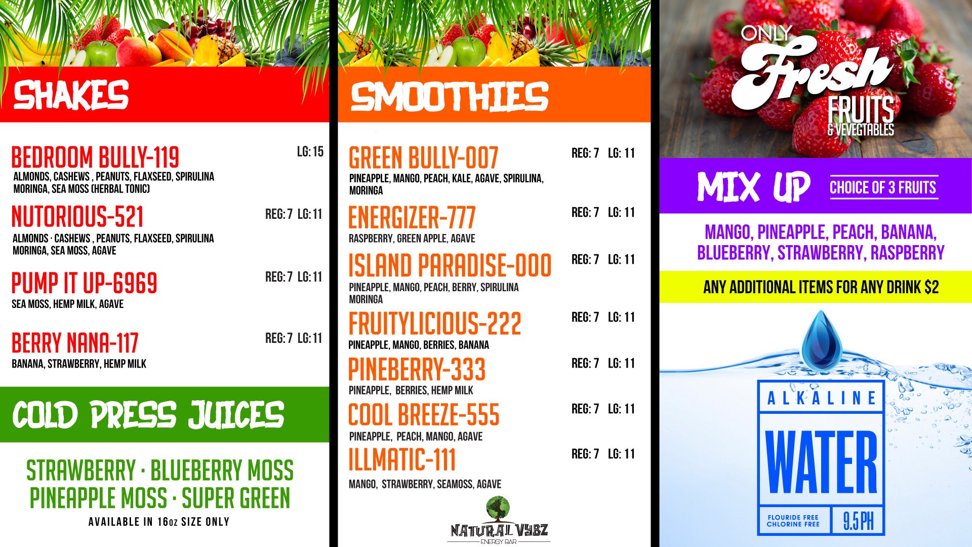 Natural Vybz Energy and Juice Bar