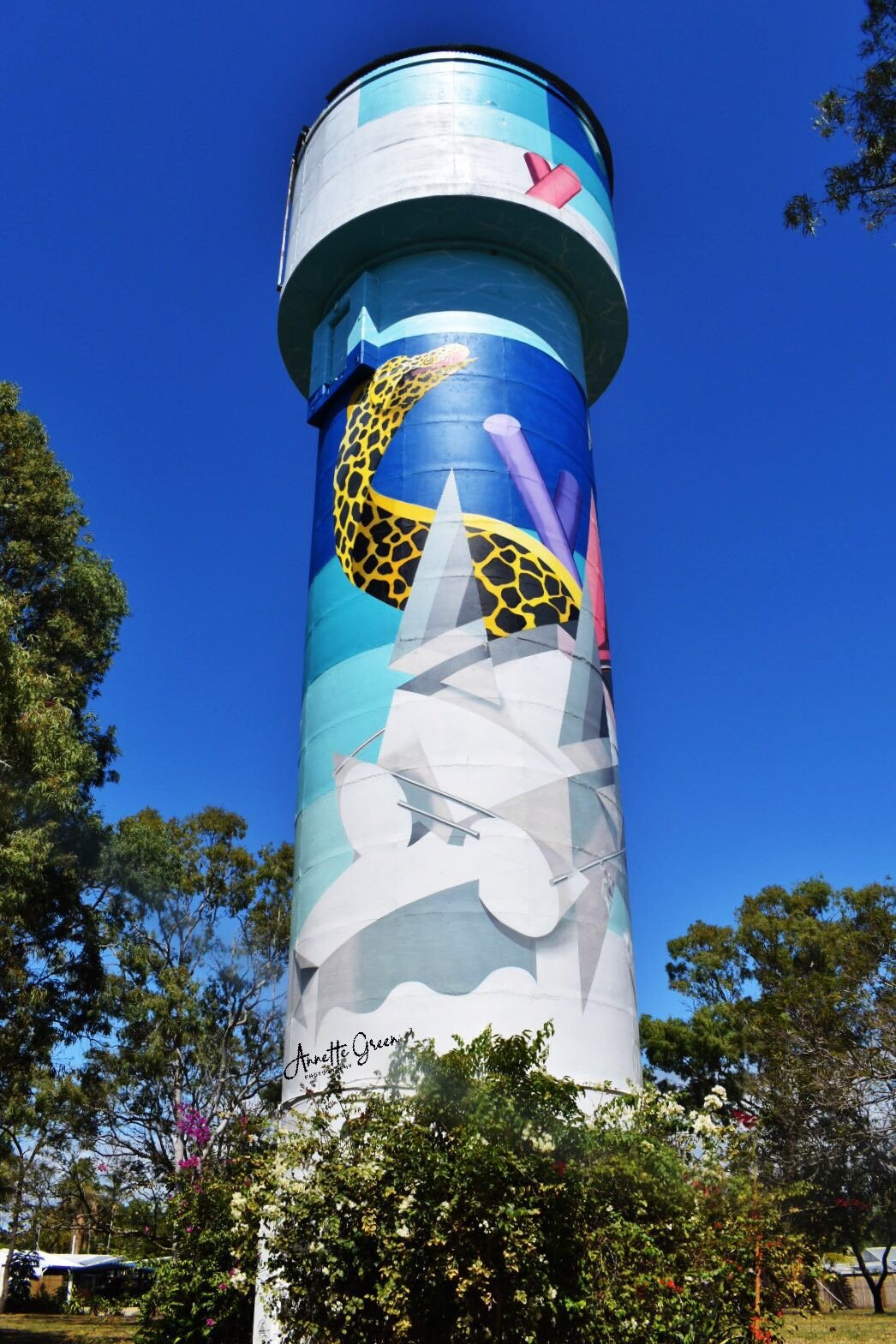 Holloway's Beach Water Tower Art