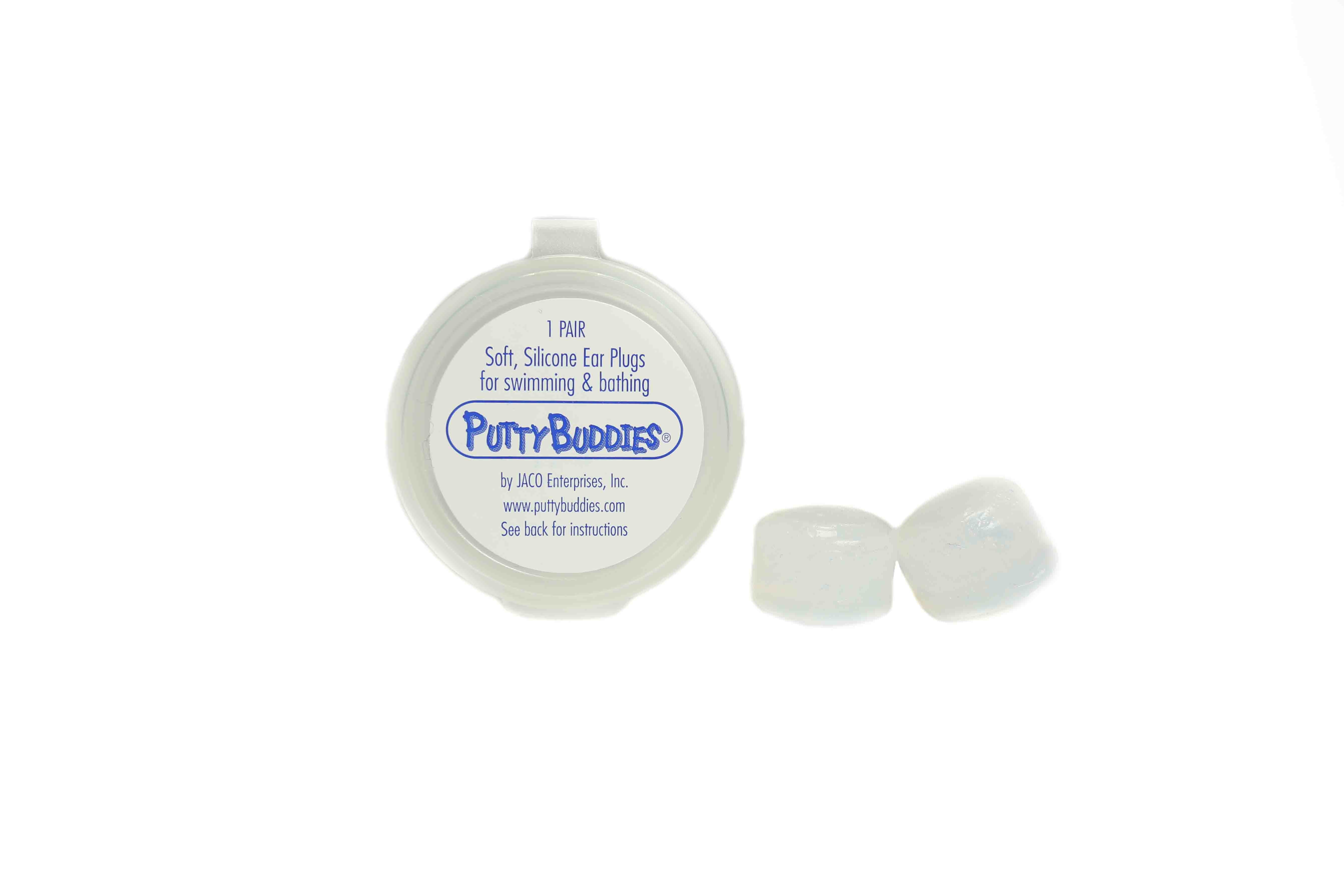 Putty Buddies Original Soft Silicone Ear Plugs Swimming Ear Protection