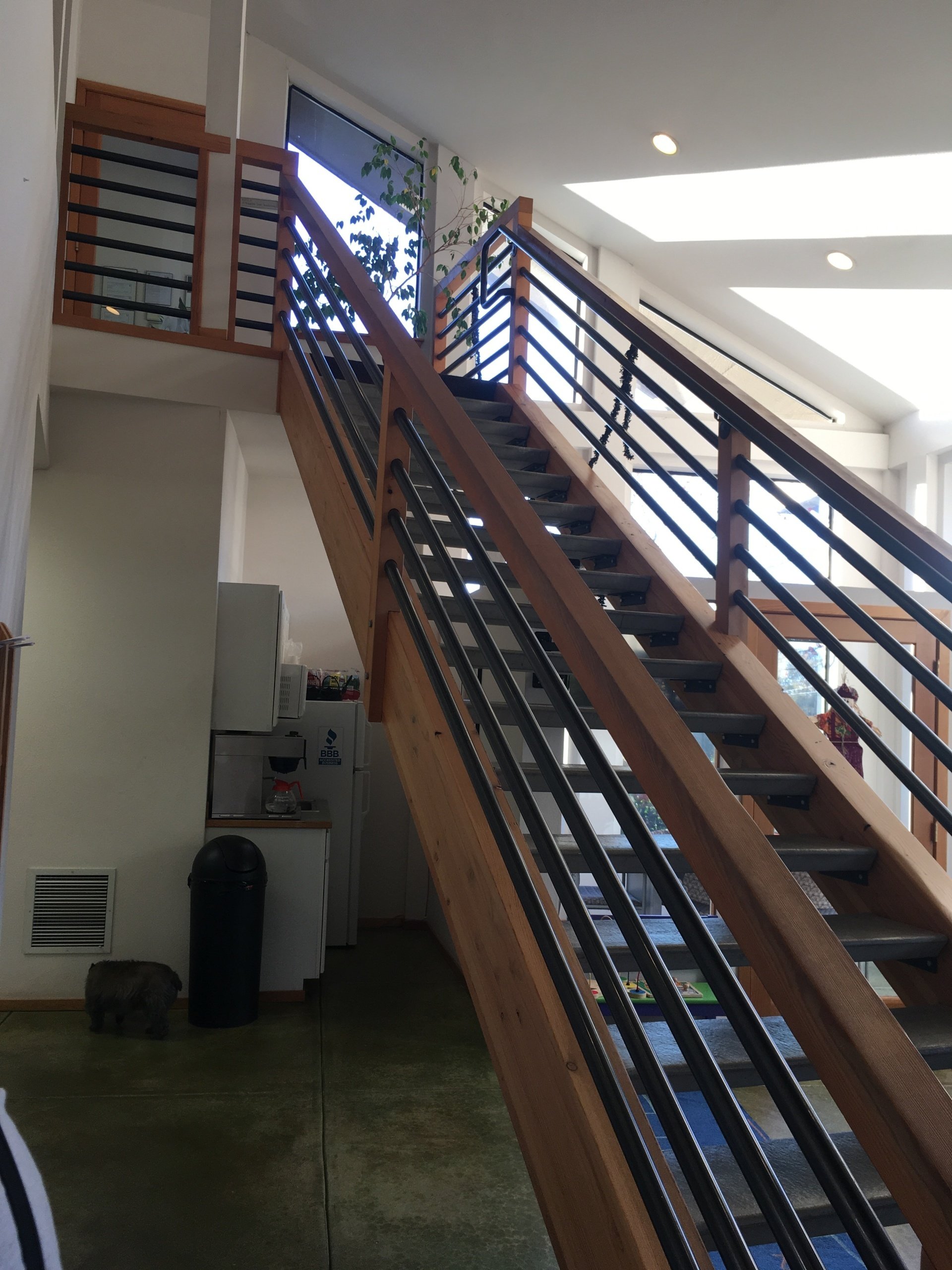 Iron pipe railings Bare Iron WA