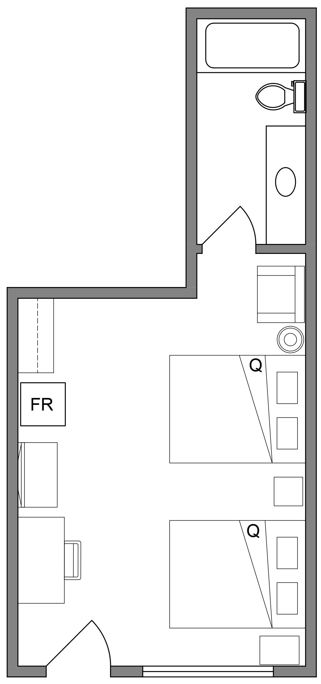 Robin Hood Inn and Suites Top Victoria, BC Hotel‎ Superior 2 Queen Beds Studio